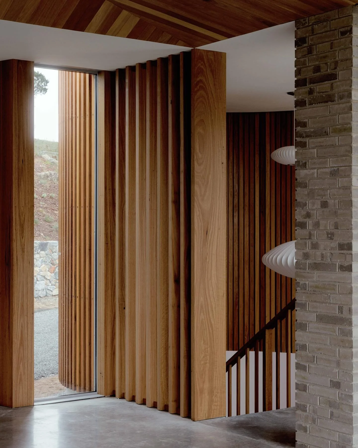 Stair vignette. 

Architecture &amp; Interiors @studio_kaaki 
Furniture &amp; Styling @studio_kaaki 
Builder @bellevardeconstructions 
Landscape Architect @even_spaces 
Structural Engineer @pmiengineers 

Photography @timclark.studio 

#architecture 