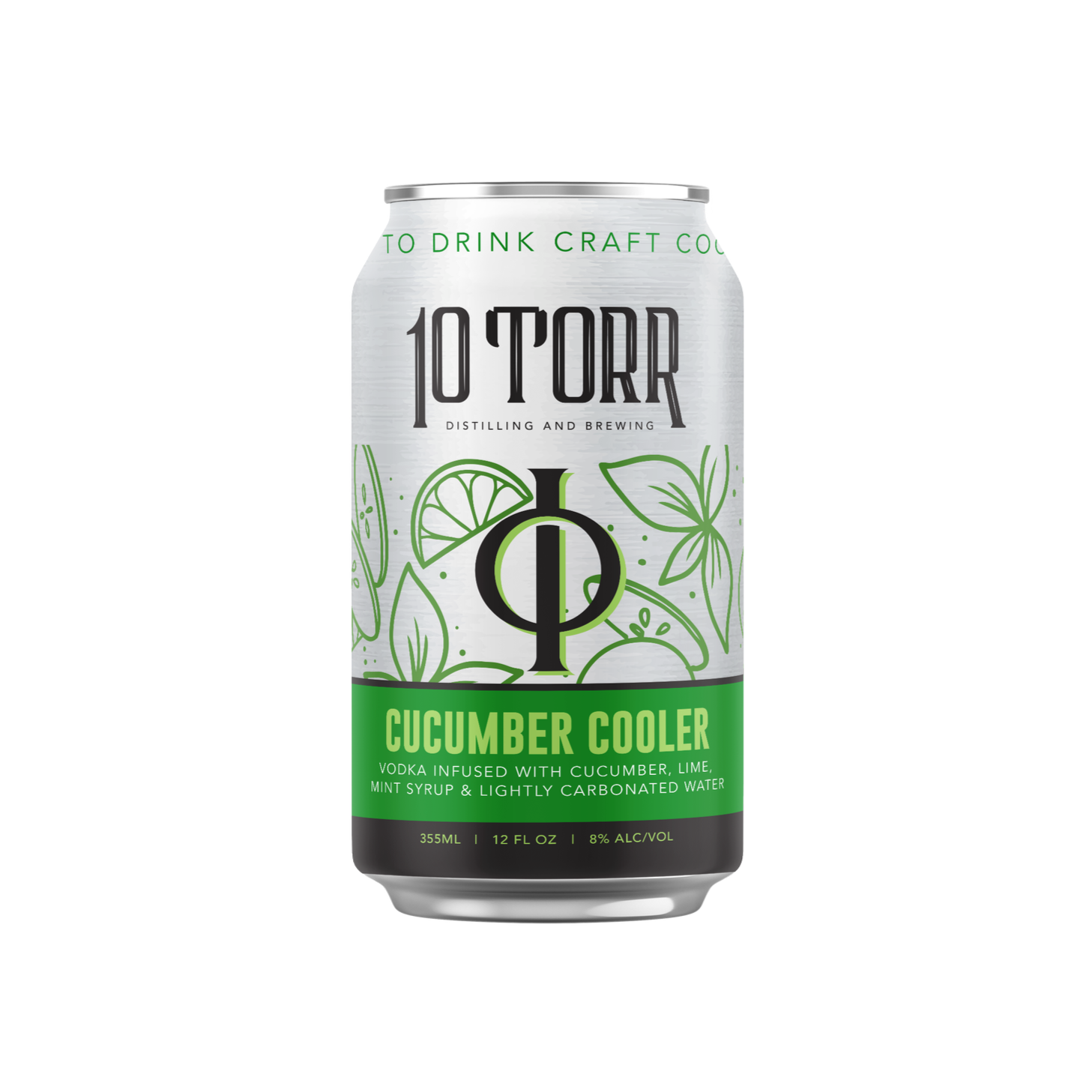 Can of 10 Torr Cucumber Cooler cocktail