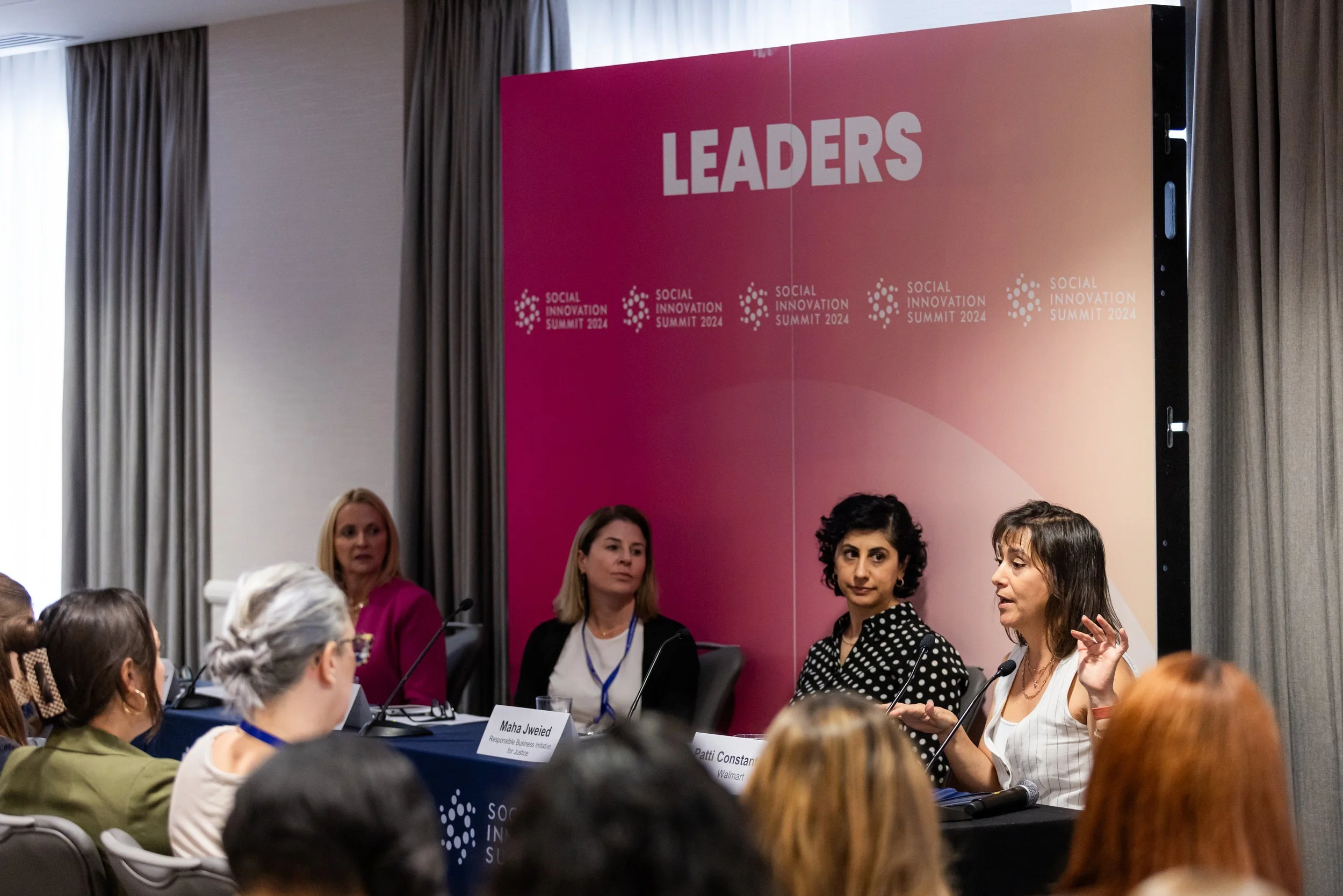 Representatives from RBIJ, Walmart, Charles Koch Foundation, and McDonalds presented at the annual Social Innovation Summit in Chicago, IL about the importance of inclusive hiring.