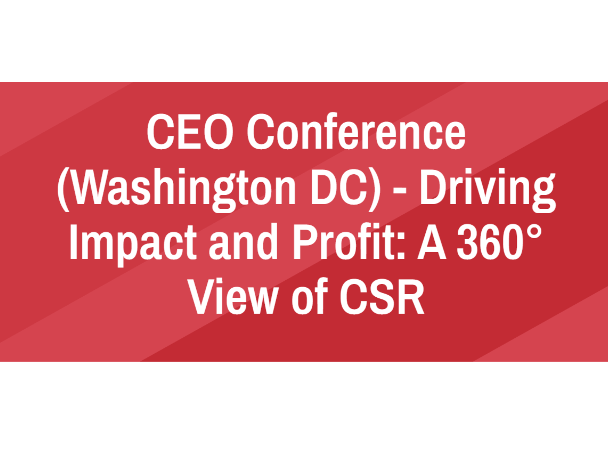 Driving Impact and Profit: A 360° View of CSR Where Business Success Meets Lasting Impact