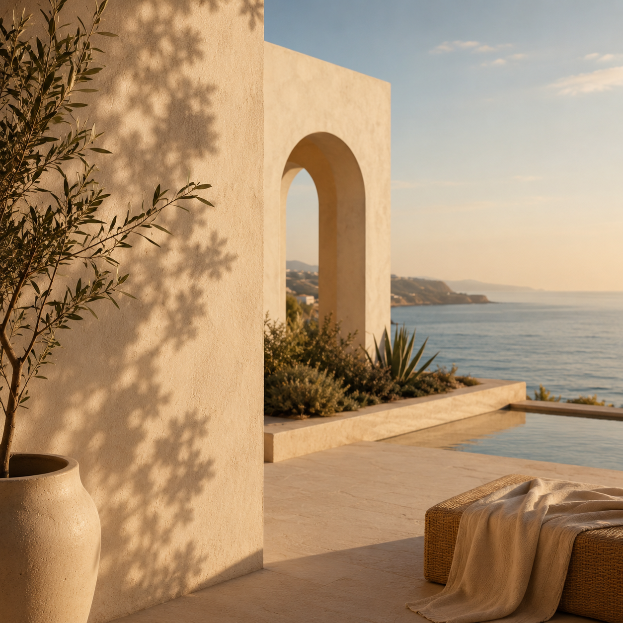 Elegant Mediterranean villa overlooking the Costa Blanca coastline.