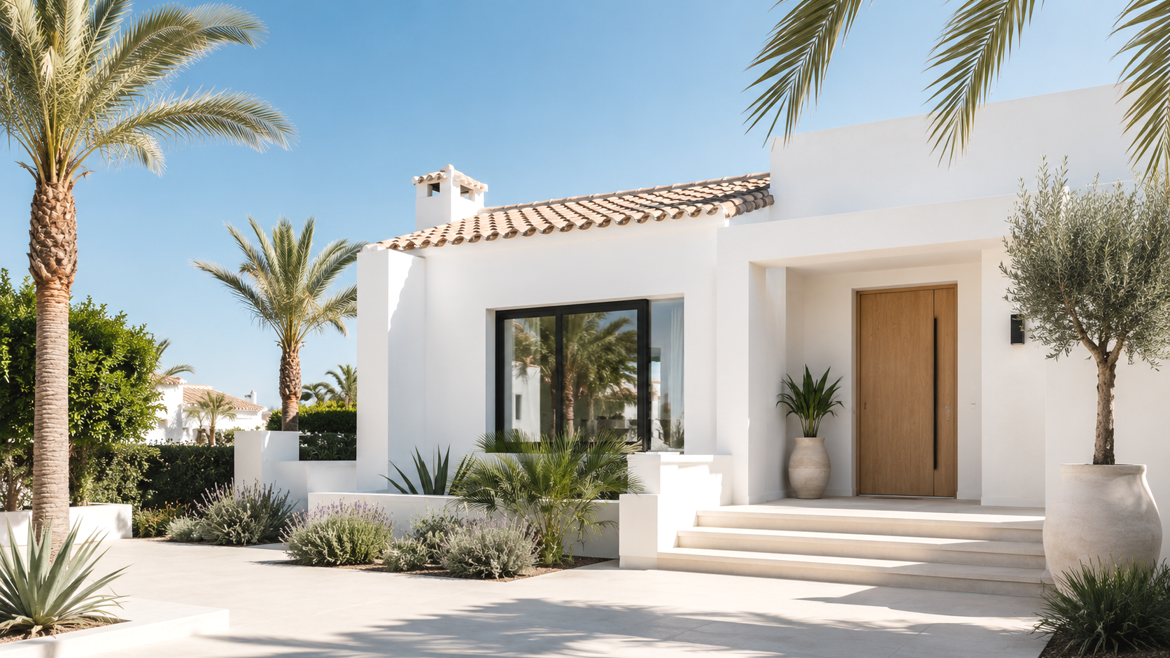 Modern Mediterranean home in Costa Blanca cared for by Sol & Shines Property Care.