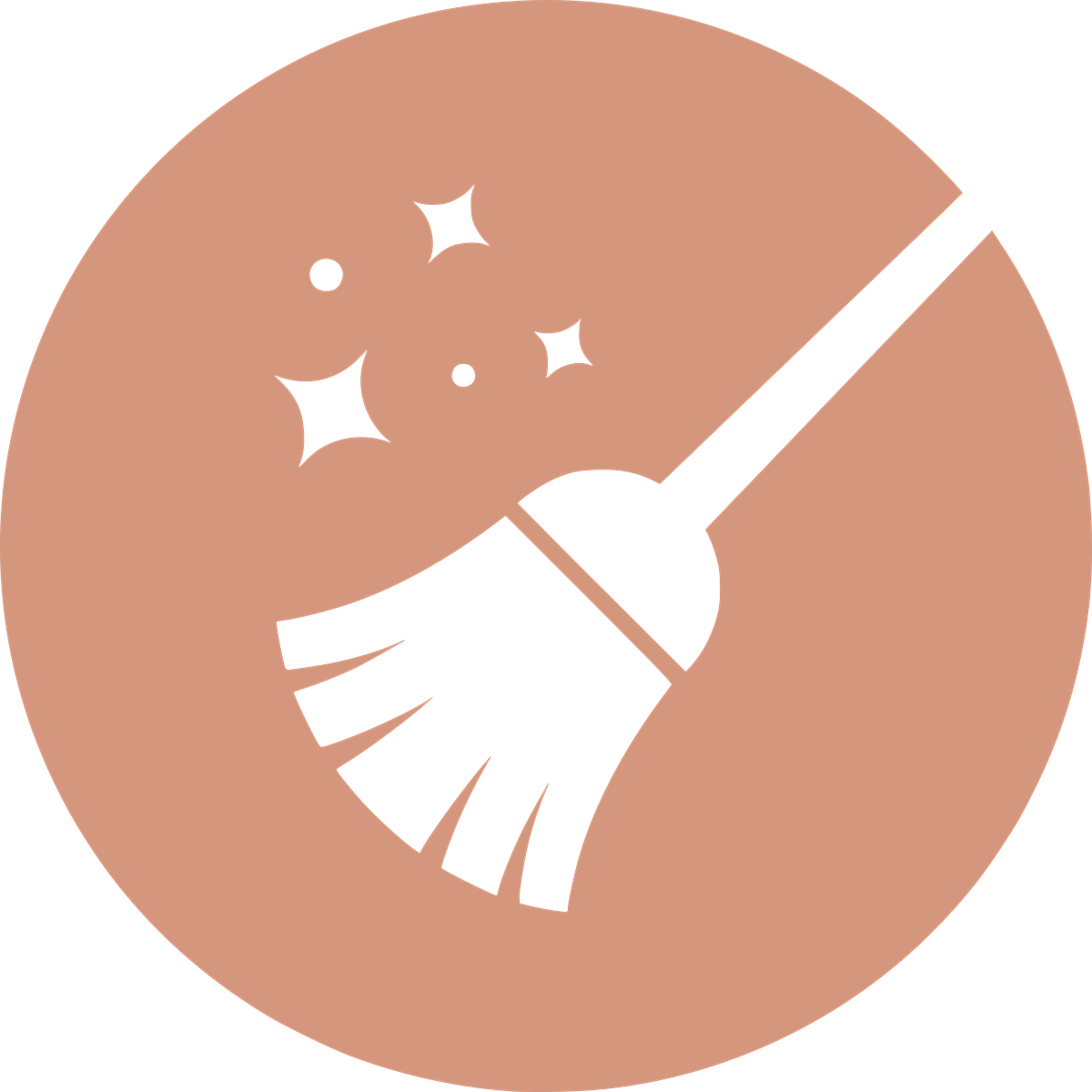 Cleaning service icon.