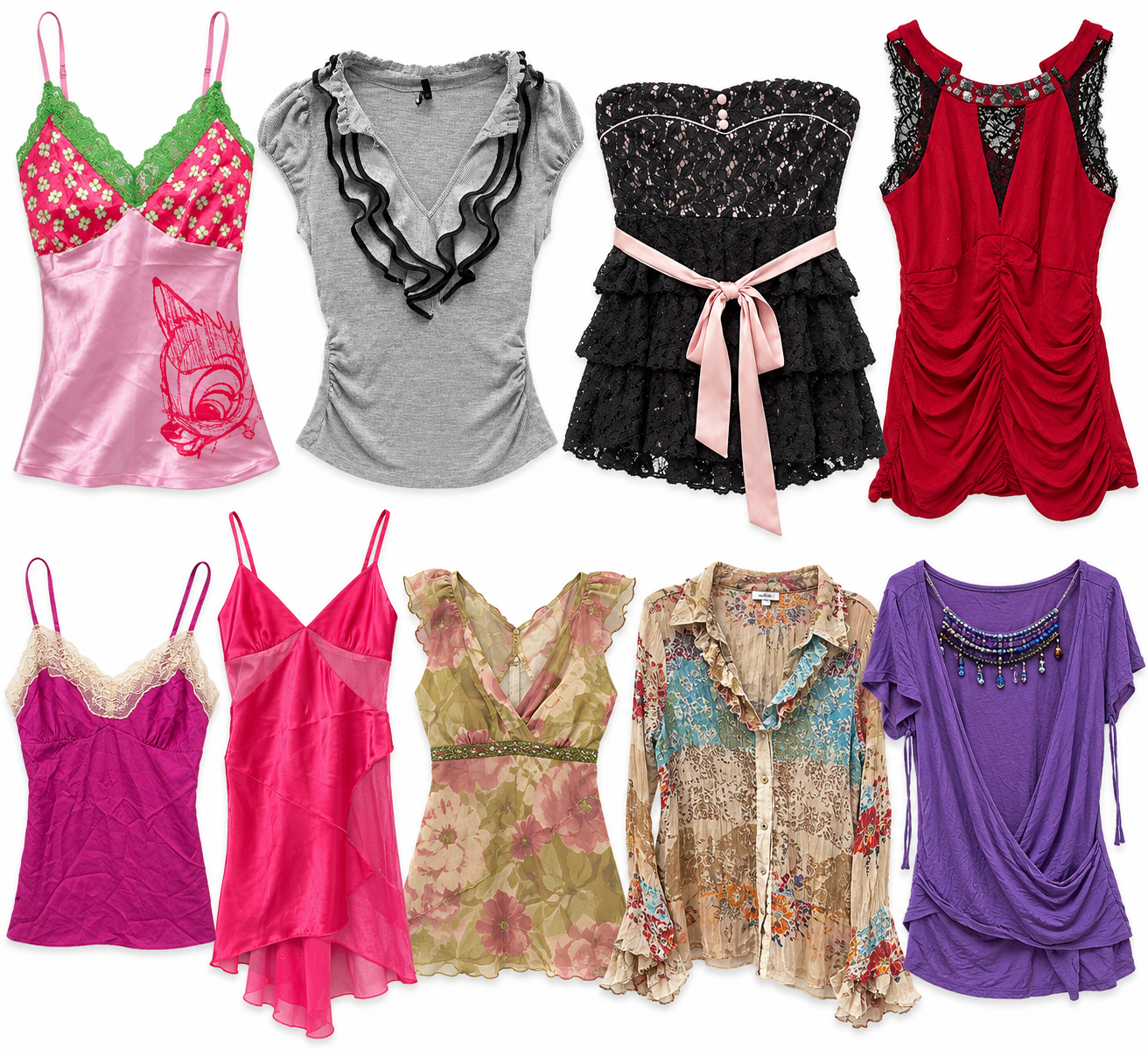 Wholesale Women's Y2K Tops