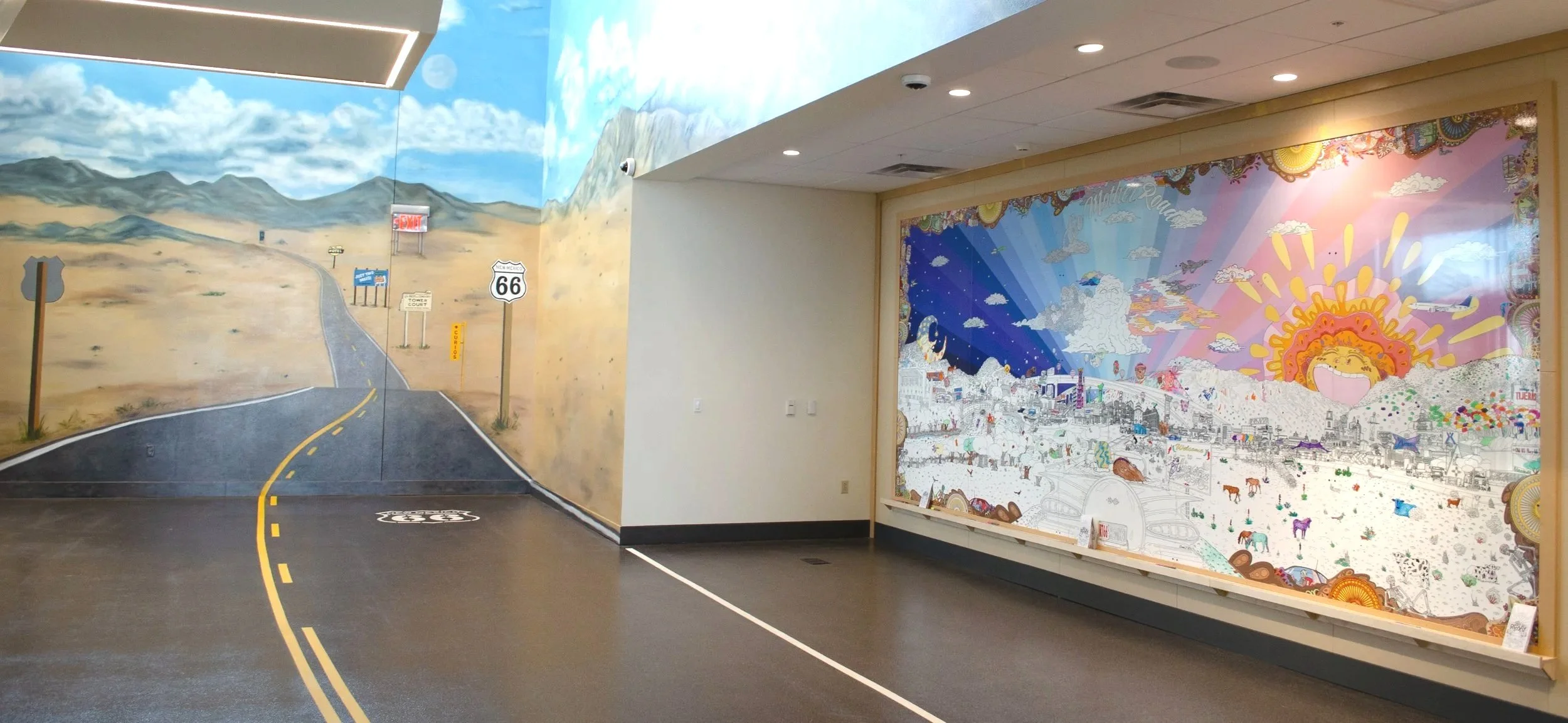 Route 66 Visitor center hallway