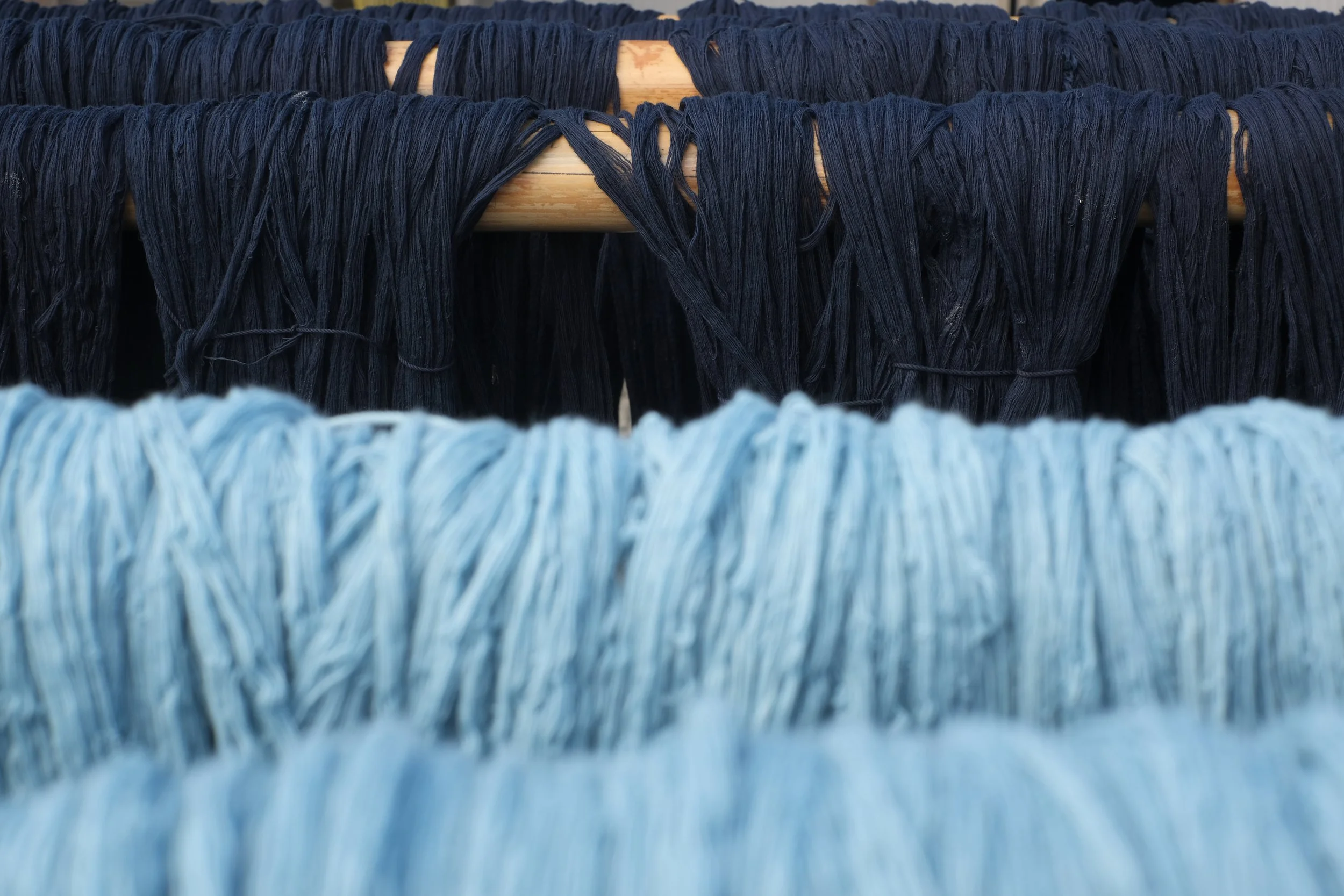 Thread dyeing