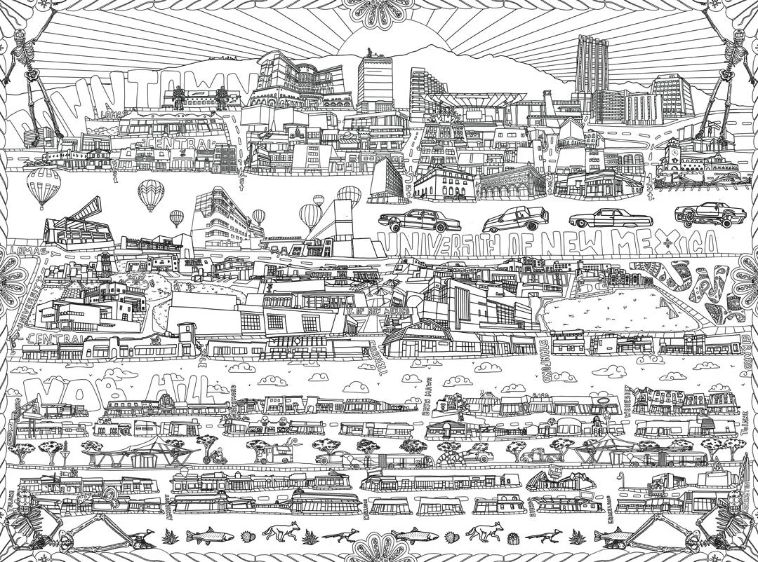 Map of Enchantment Map Illustration