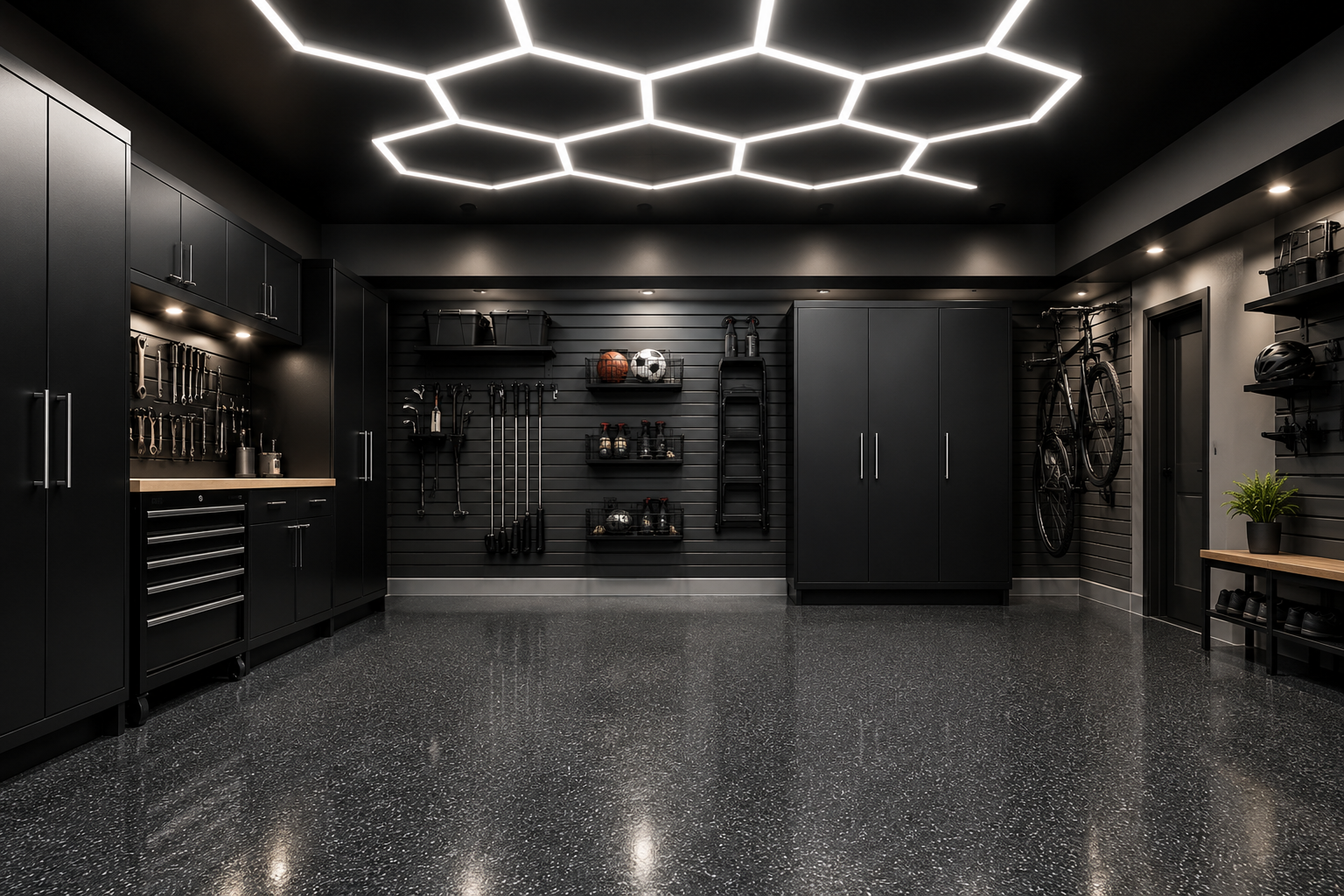 Custom Garage Lighting