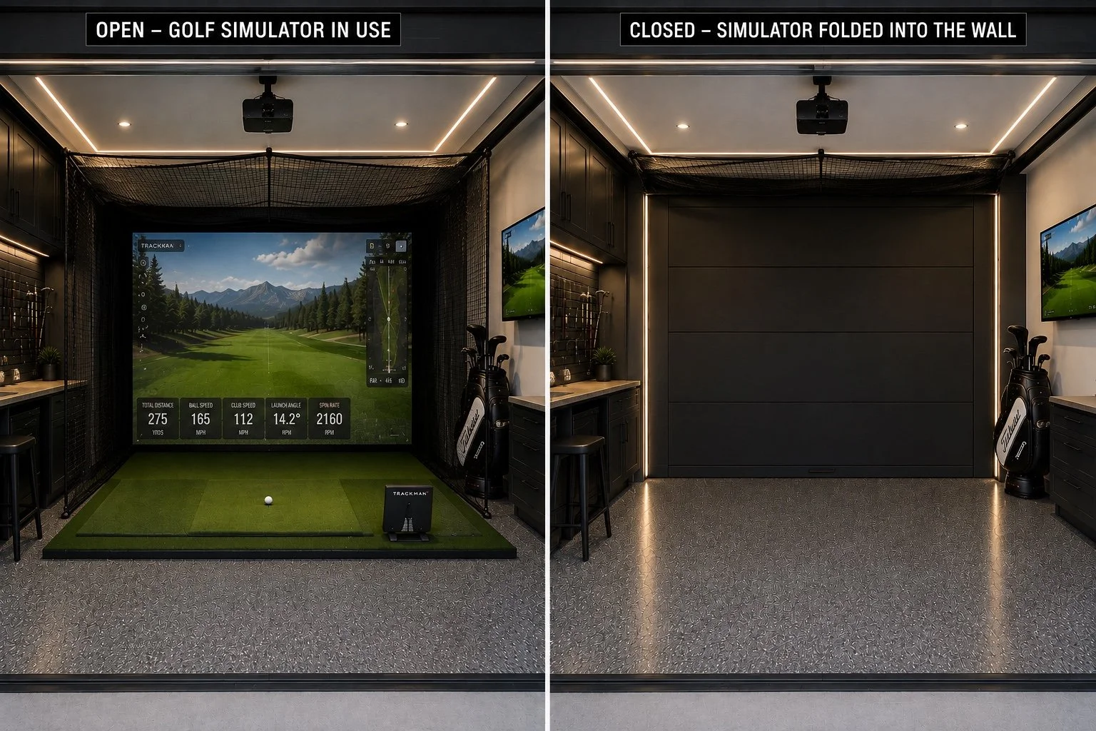 Retractable Golf Simulator