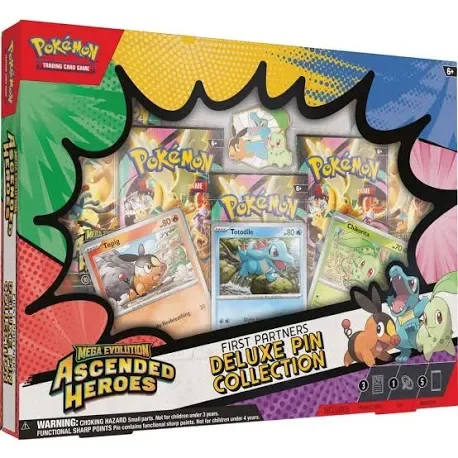 Pokémon Mega Evolution Ascended Heroes Deluxe Pin Collection