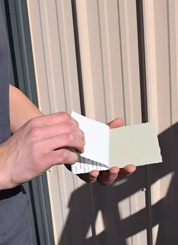 Step 2 — Peel the liner