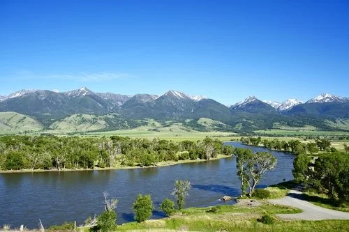 Yellowstone River Near Livingston, Montana