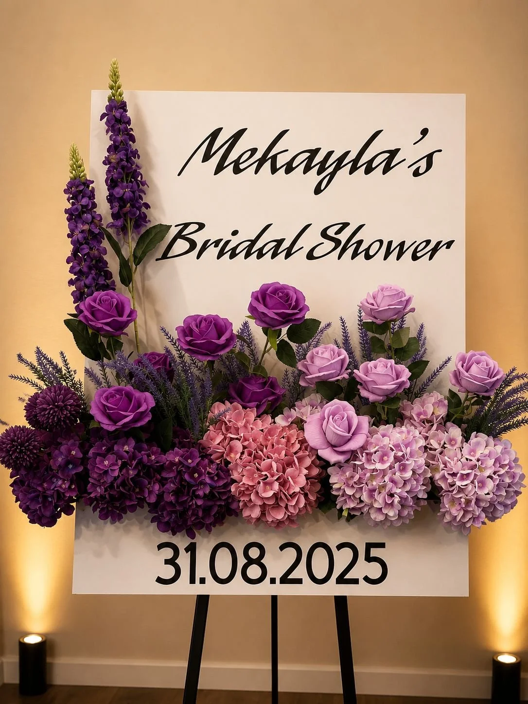 Acrylic Welcome Sign & Plum Meadow
