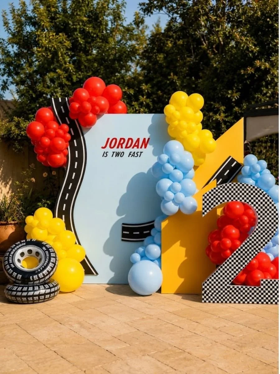 Race Car Backdrop Package