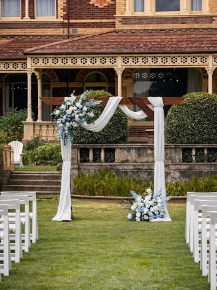 Classic Draped Ceremony Arch