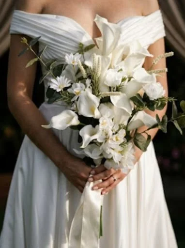 Classic White Bridal Bouquet