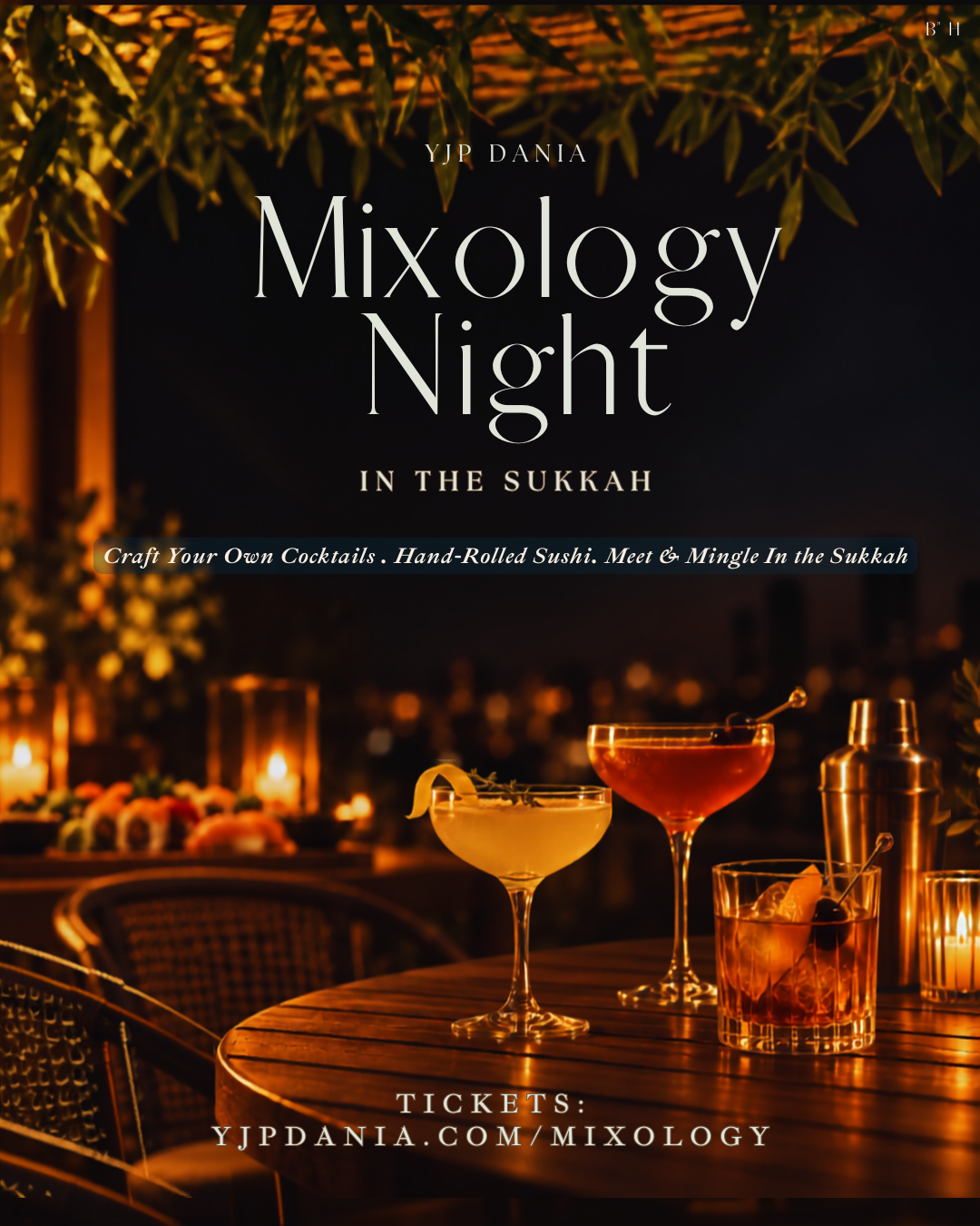 Mixology &amp; Sushi In The Sukkah