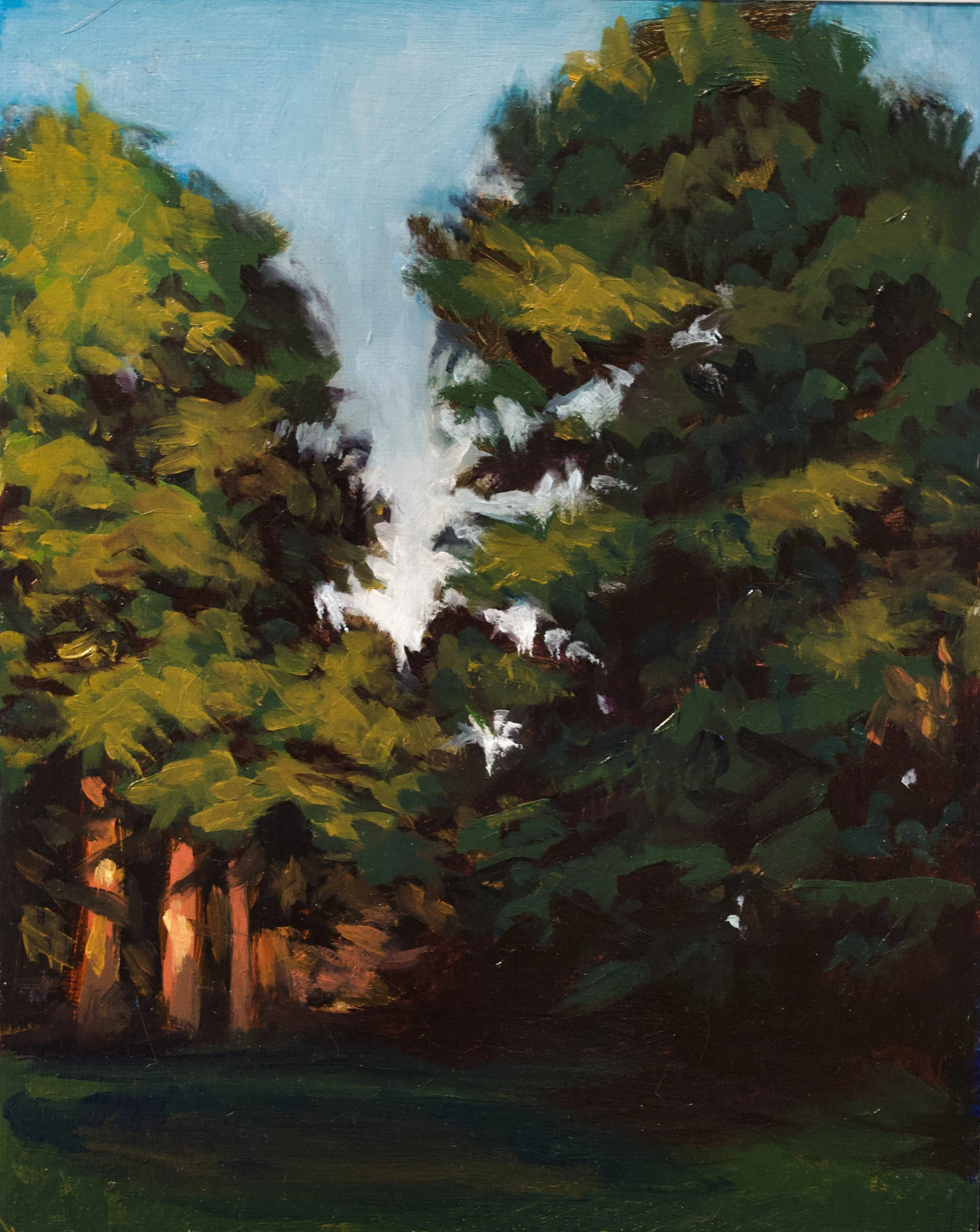 "York Road Park" Oil on panel. 8" x 10". 2026