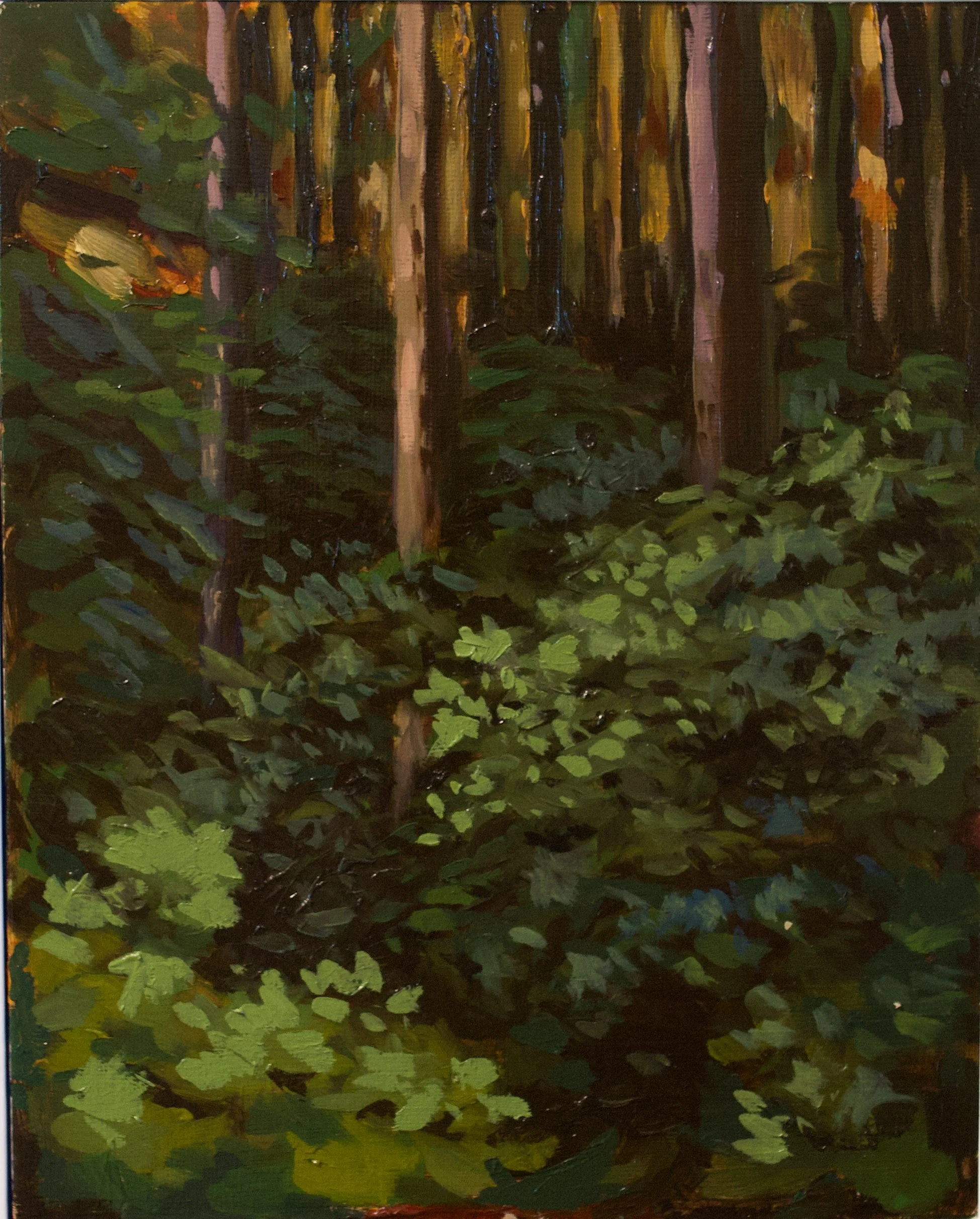"Paths out of the Dark" Oil on panel. 8" x 10". 2026