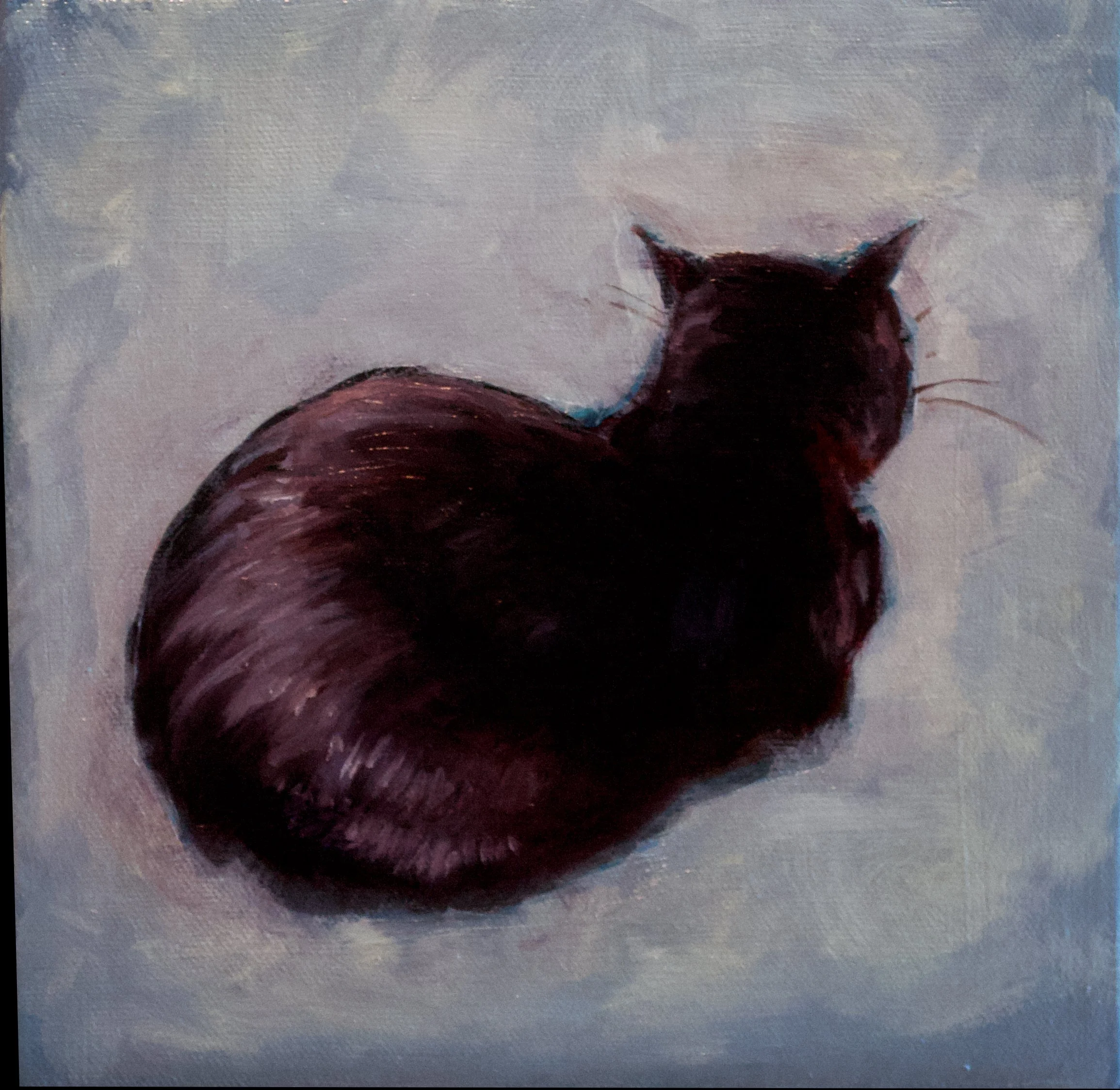 "Loaf" Oil on canvas. 8" x 8". 2026.