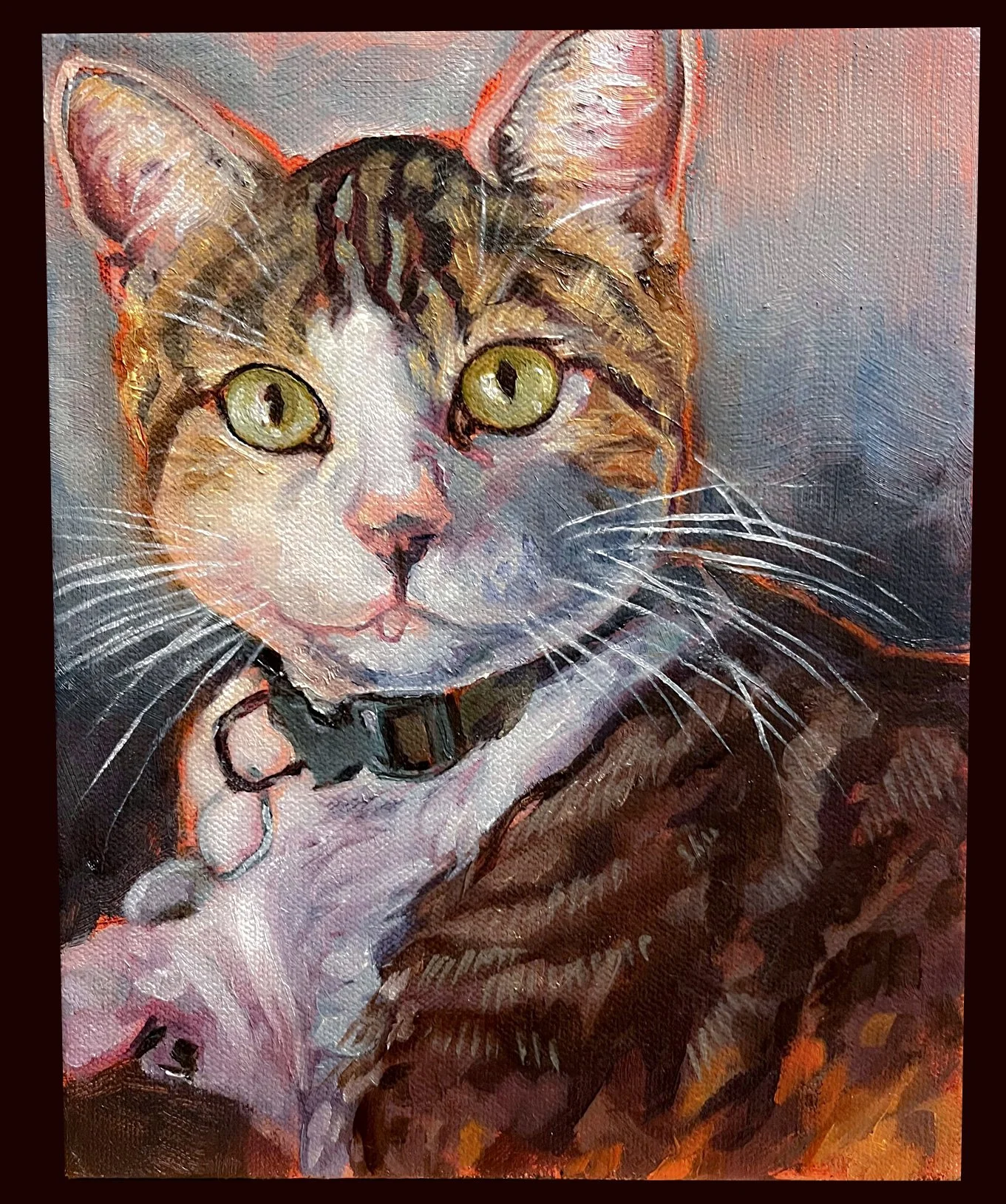 "Loki 2" Oil on canvas. 11" x 14". 2025.