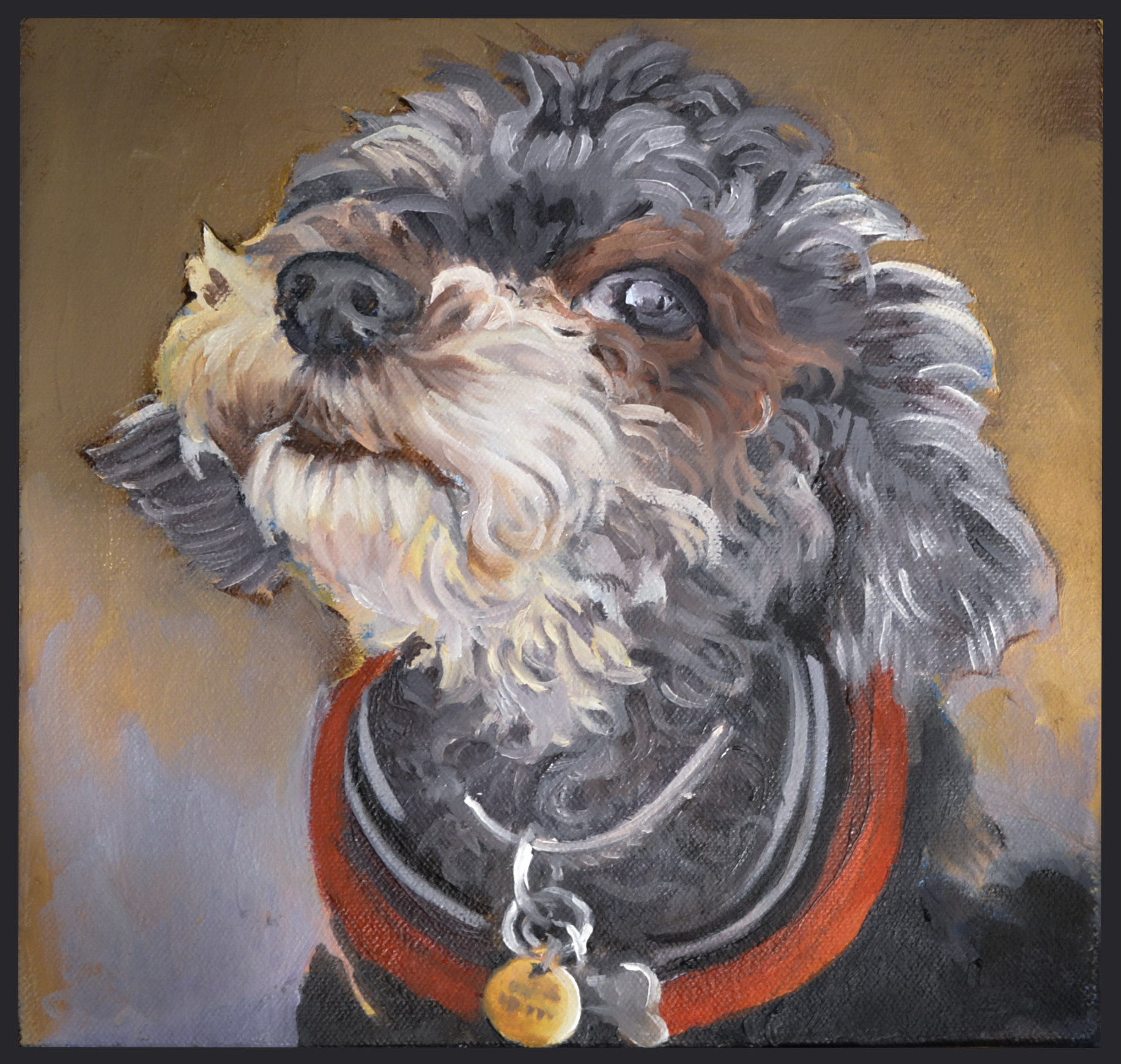 "Betty" Oil on canvas. 8" x 8". 2026.