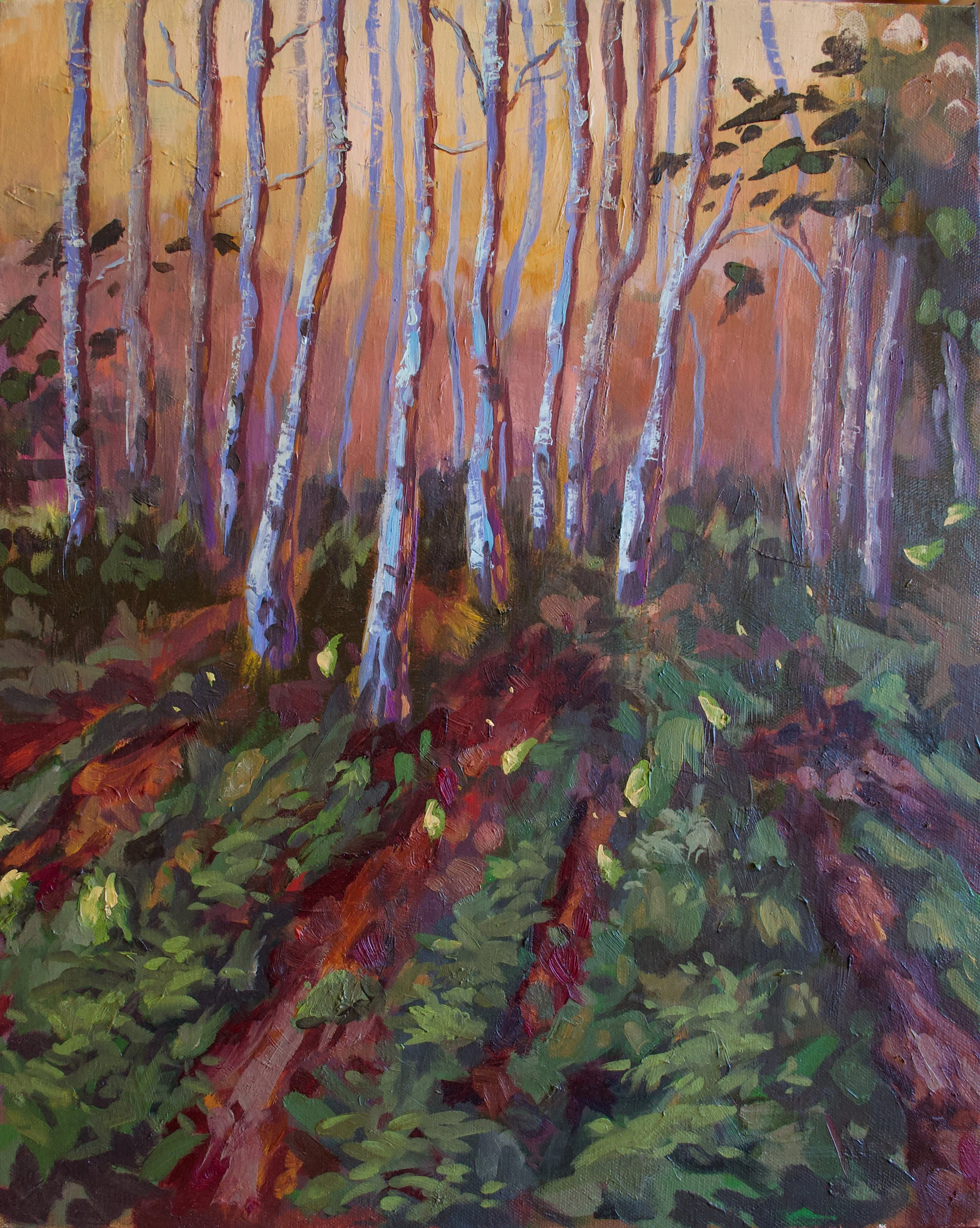 "Triptych 2" Oil on Canvas. 16" x 20". 2025.