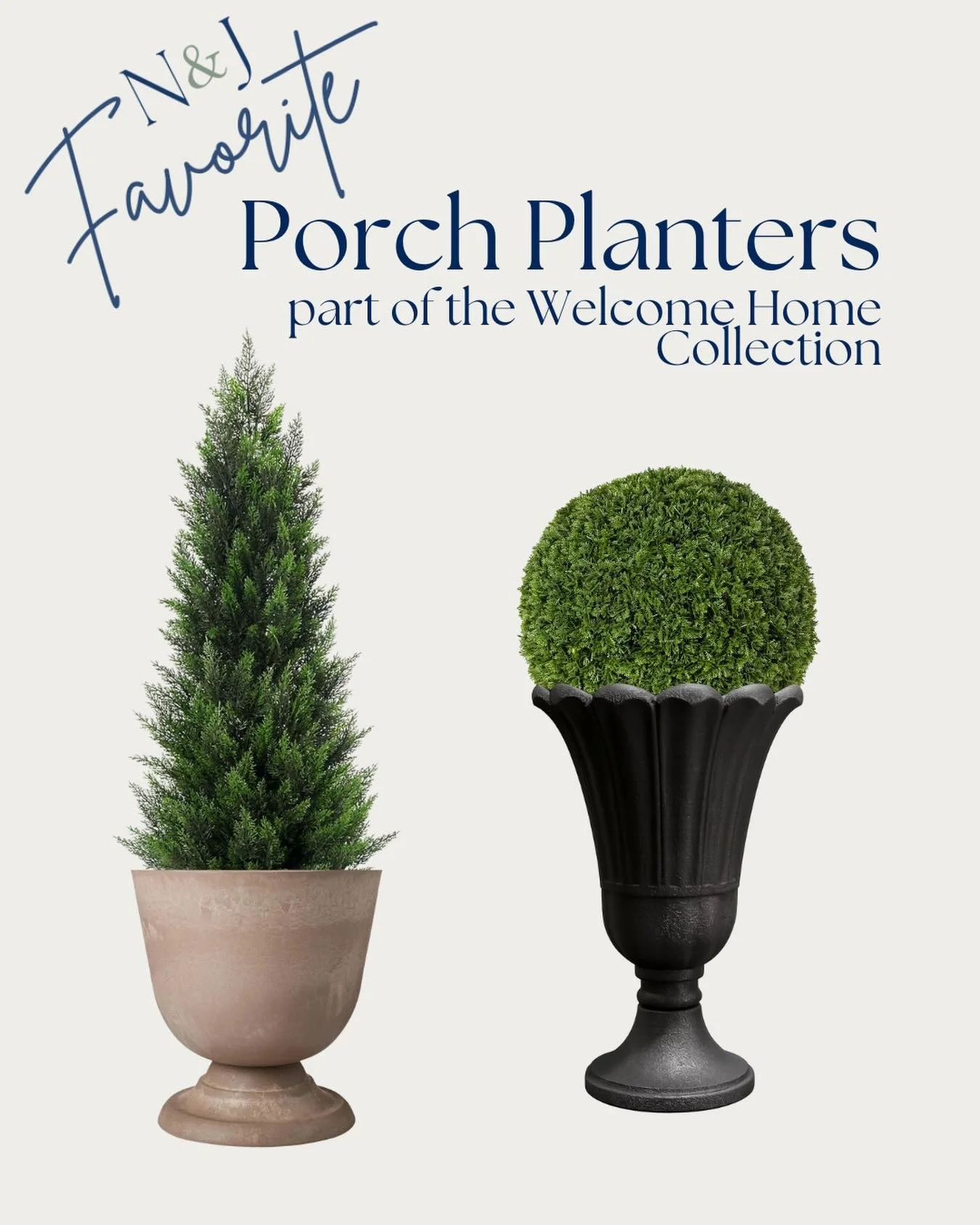 So many planter options, so little time. 

That&rsquo;s why we narrow the options down to the pieces we&rsquo;d confidently recommend.

For the Welcome Home Collection, these are two of our favorite ways to bring life to an entryway:
🌿 The classic u