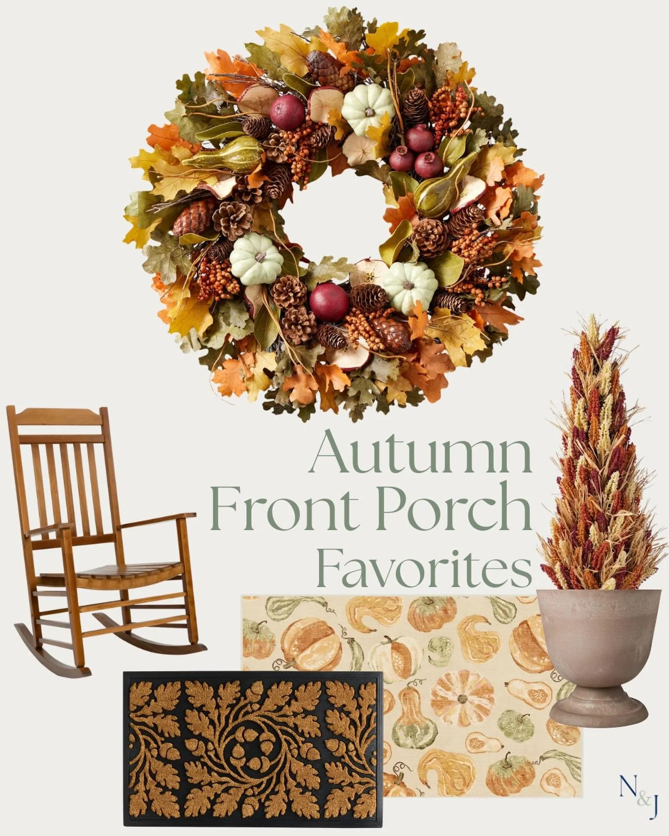 Autumn has a way of making home feel just a little warmer.

A wreath on the front door. A favorite rocking chair. A simple planter. A doormat that welcomes guests before you ever answer the door.

The best seasonal d&eacute;cor isn&rsquo;t replaced e