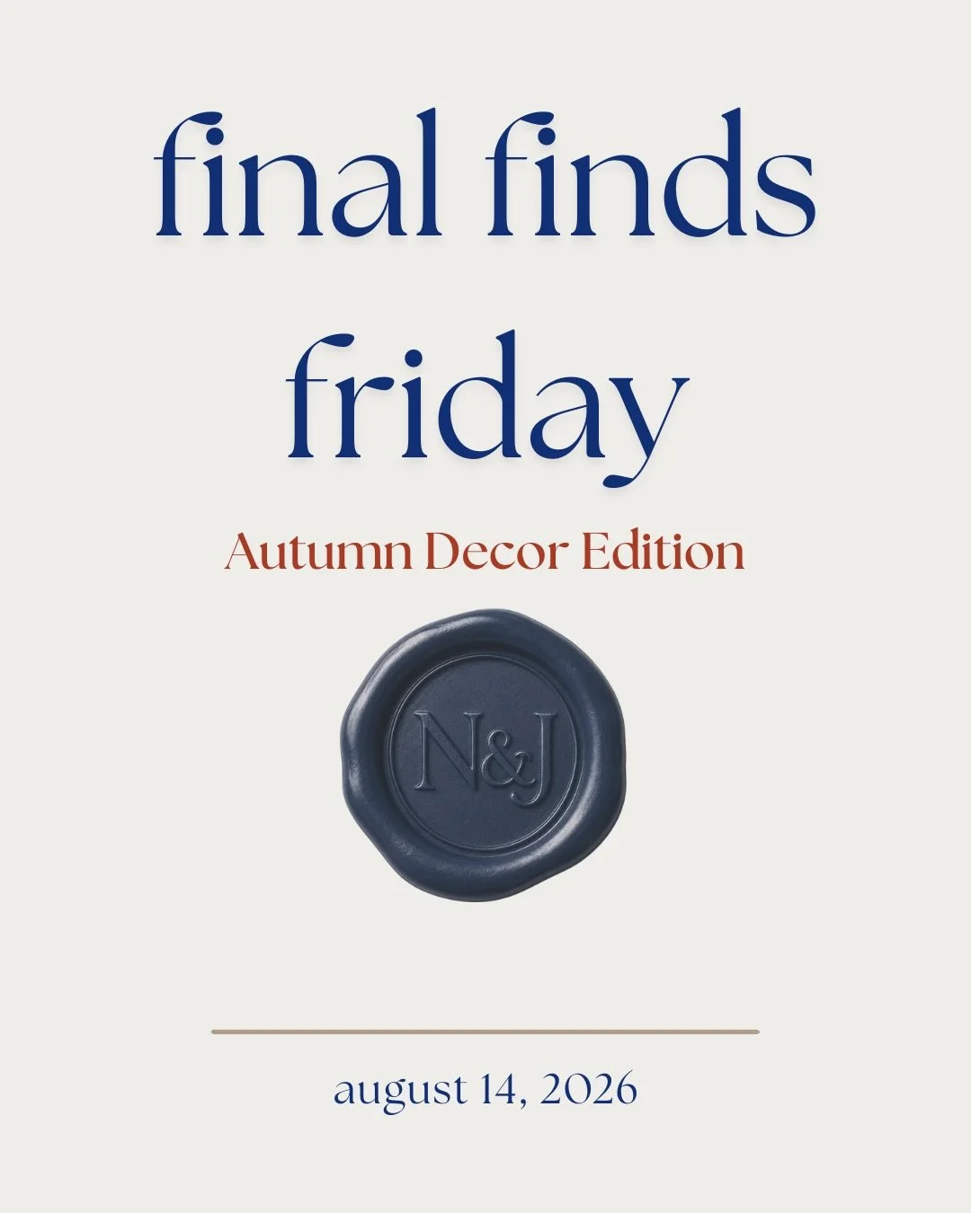 This week has been all about autumn at home&mdash;and we&rsquo;re ending it with a few Final Finds worth a second look. 🍂

We found some seriously good markdowns on fall d&eacute;cor from Balsam Hill, Pottery Barn, and Ballard, including pieces that
