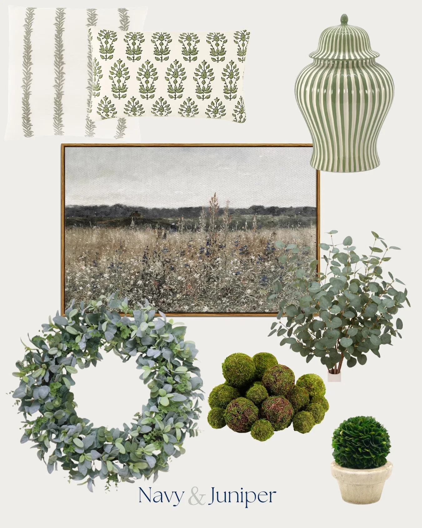 That in-between season when you&rsquo;re ready for a change&hellip; but not quite ready for pumpkins. 

Green is one of my favorite ways to start shifting a home toward fall without actually decorating for fall. Layer in deeper, earthier greens throu