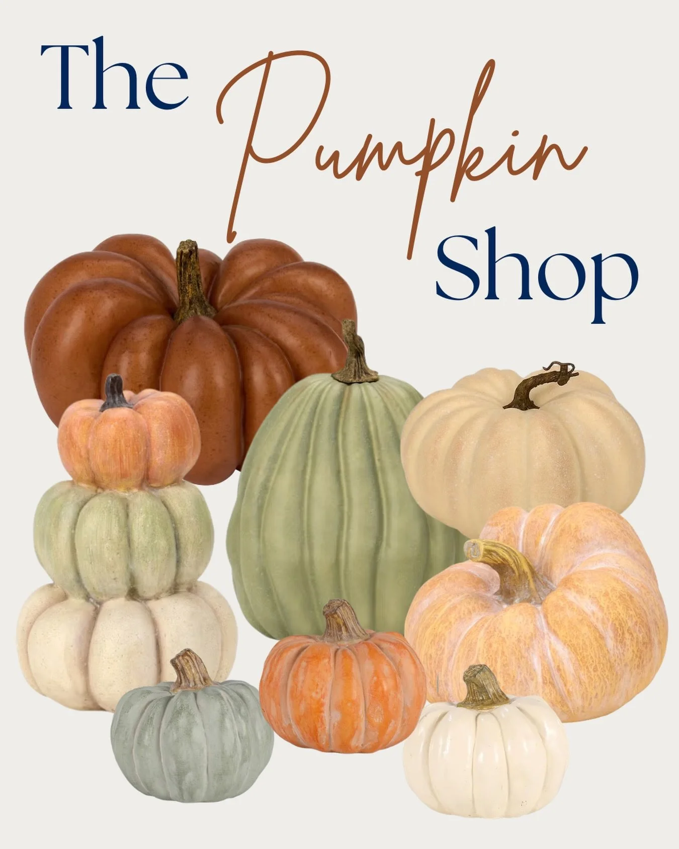 We searched. And searched. And searched some more. Because apparently the internet has a lot of pumpkins. 

We went through multiple retailers to find the ones actually worth bringing home&mdash;and these made the cut.

Different styles. Different pr