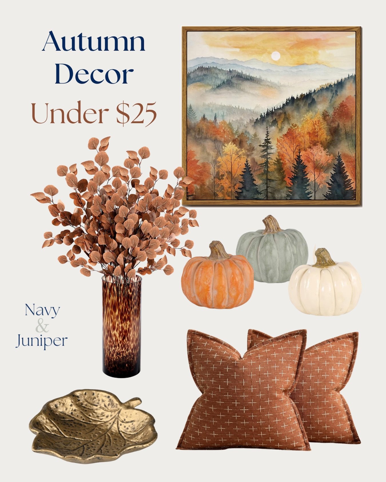 Fall decorating without the sticker shock. 🍂

I pulled together a new Amazon list filled with autumn home finds under $25 &mdash; warm colors, seasonal texture and those little pieces that make your home feel like fall without completely redecoratin
