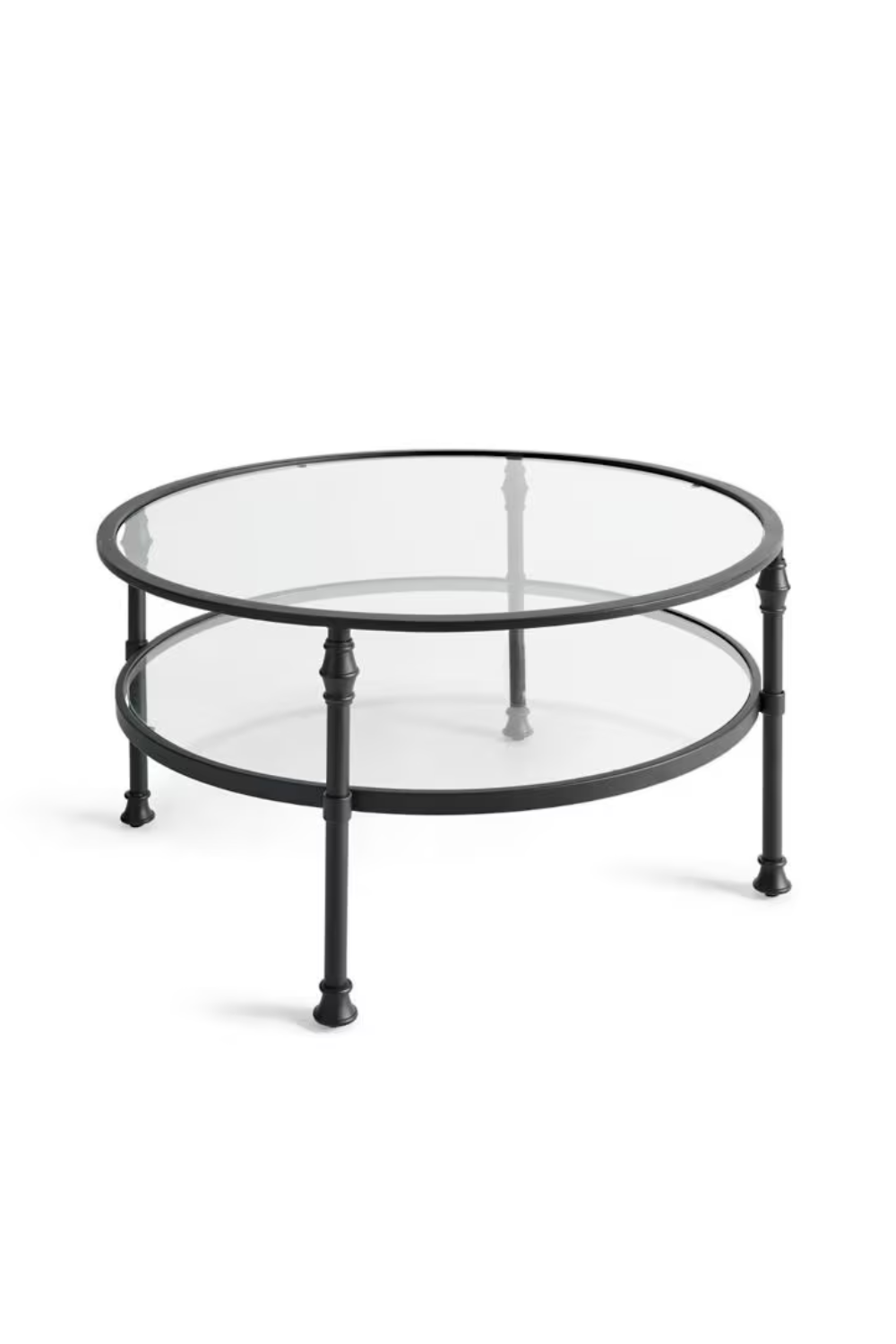 NJ-070  Glass Round Coffee Table.png