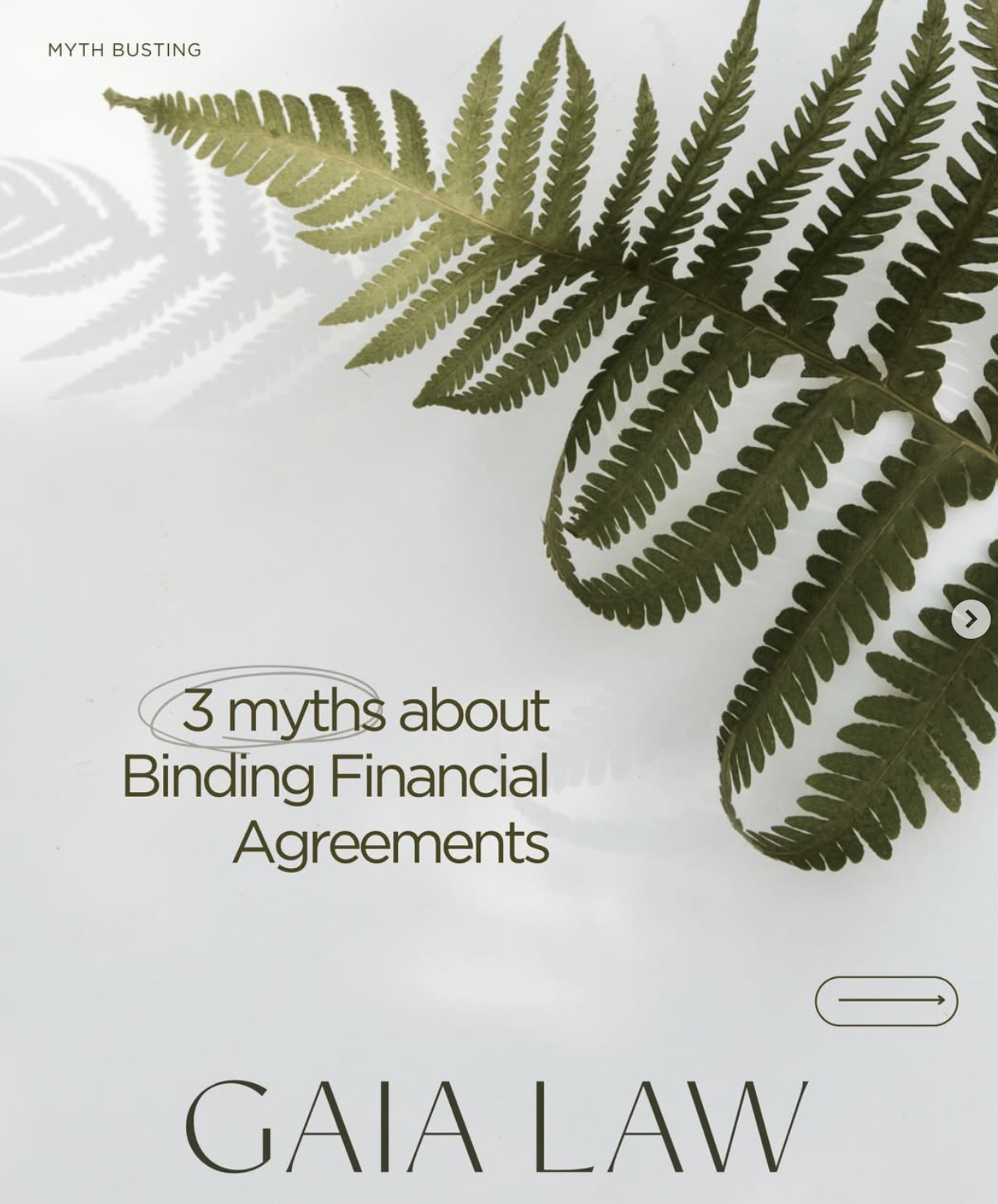 "3 myths about Binding Financial Agreements"