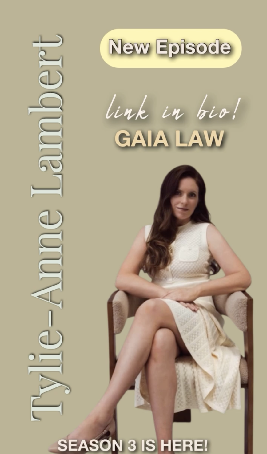 Our Prenup Lawyer Podcast - 'New Episode, link in bio!, GAIA LAW', and 'Season 3 is here!'.
