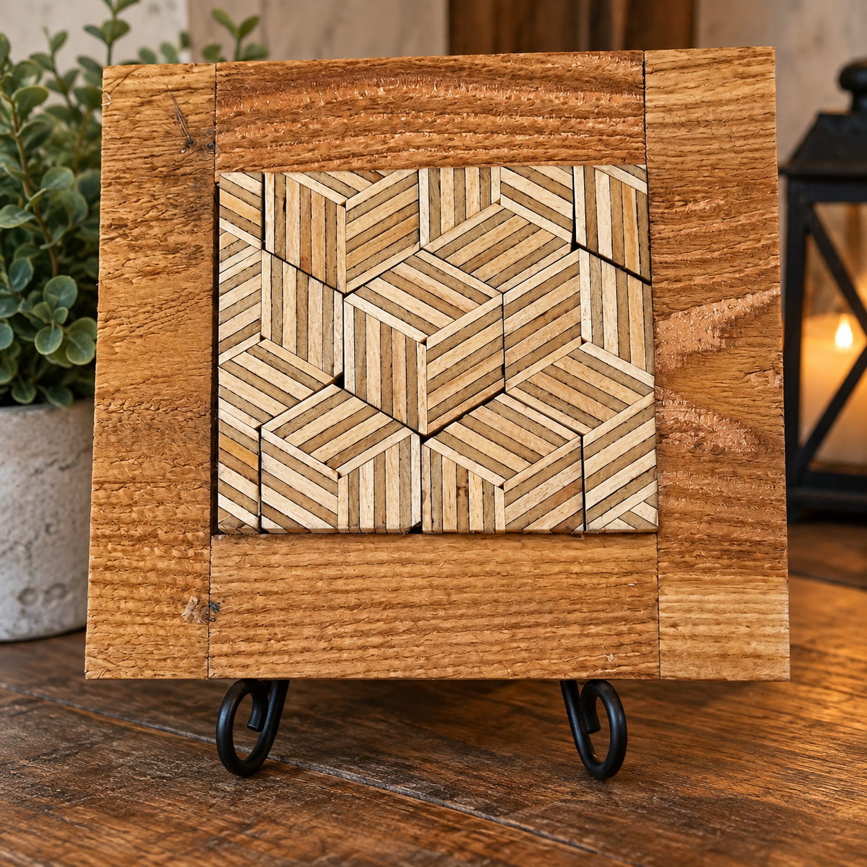 Natural Cube Illusion
