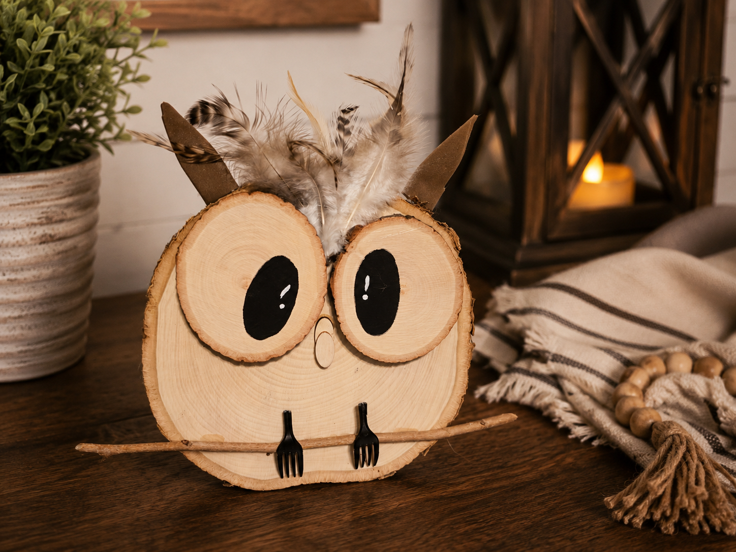 Whimsical Woodland Owl