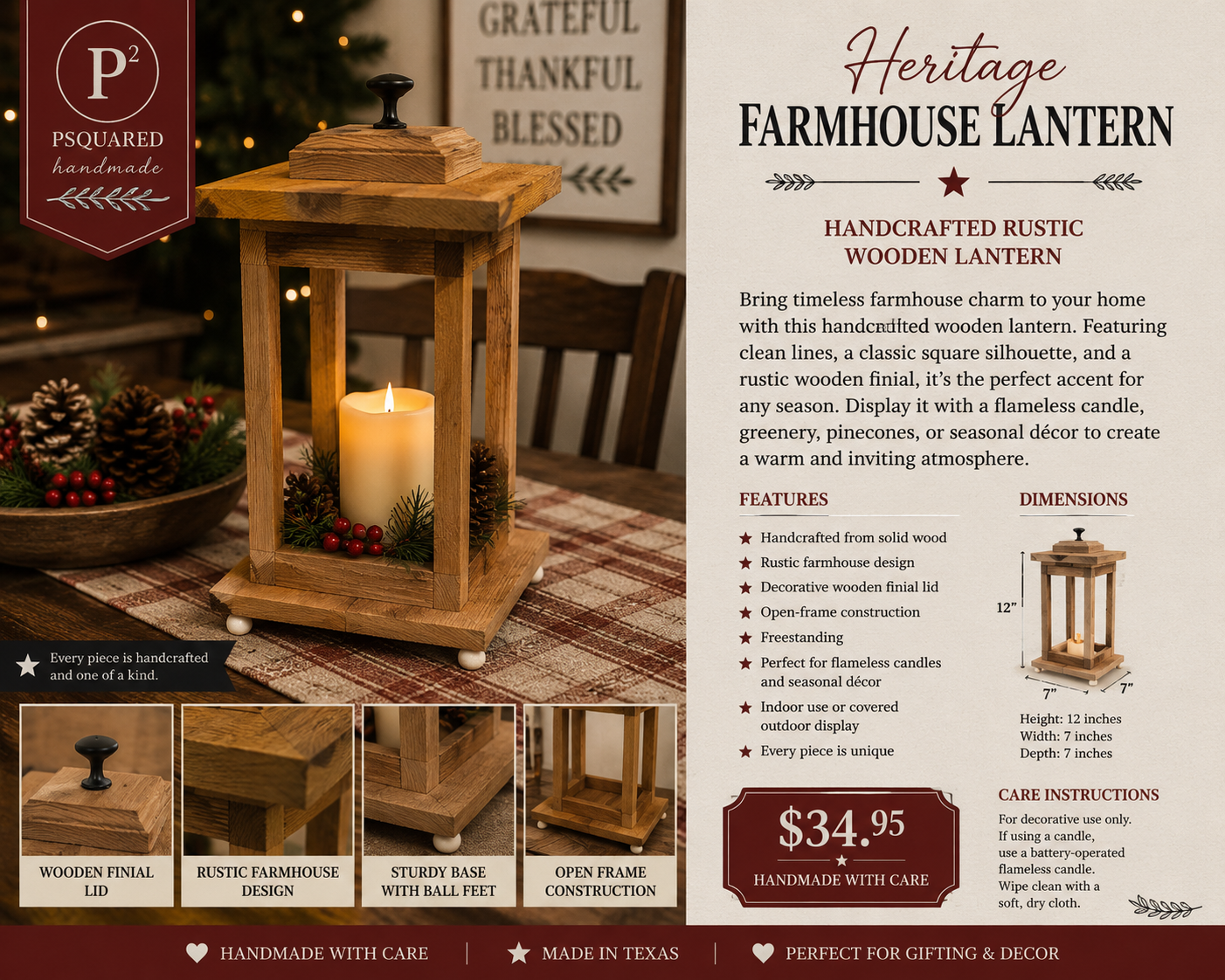 Heritage Farmhouse Lantern