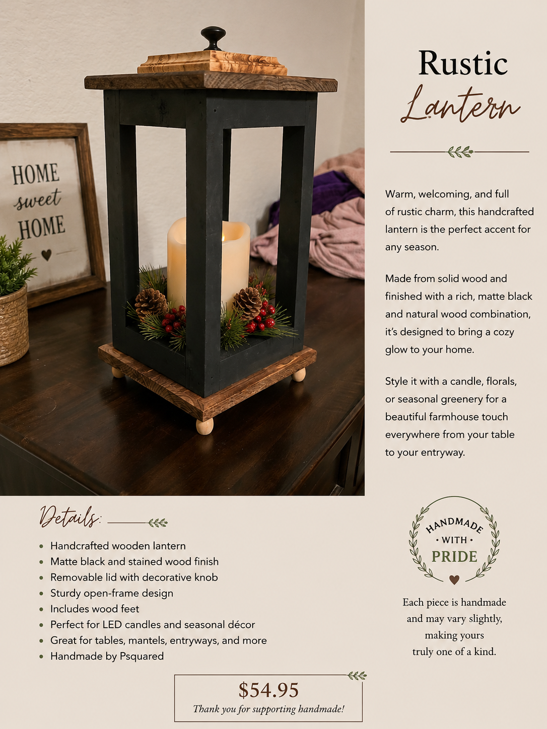 Rustic Lantern