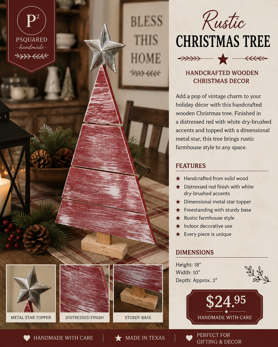 Rustic Christmas Tree