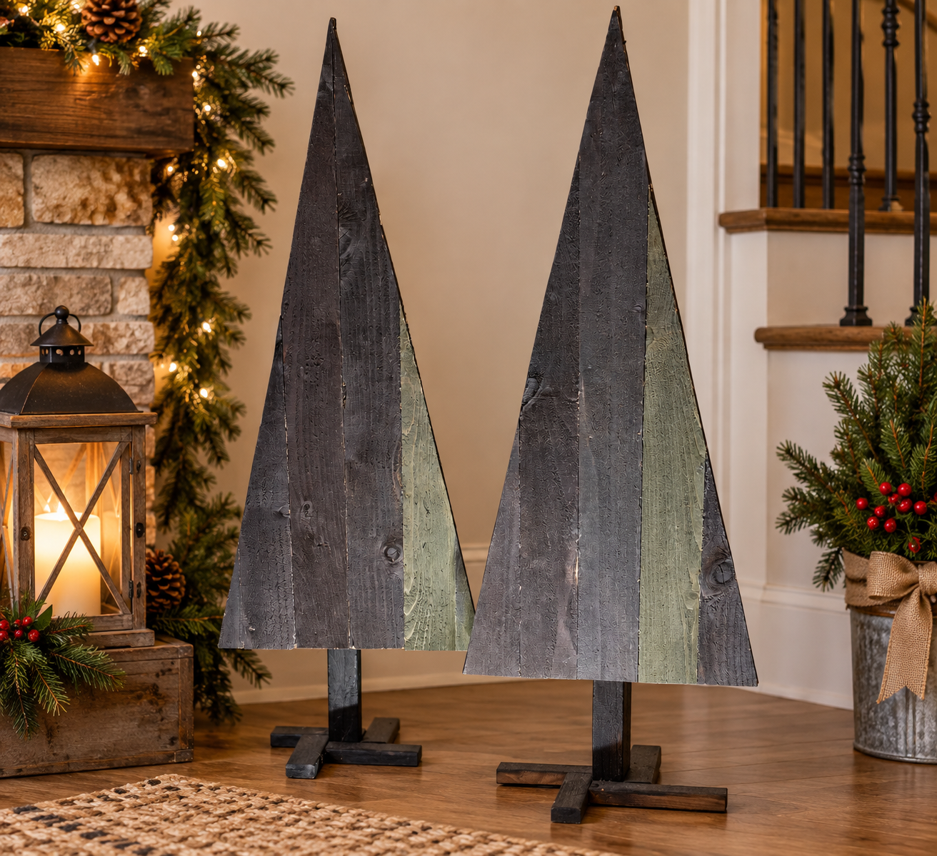 Rustic Winter Pines
