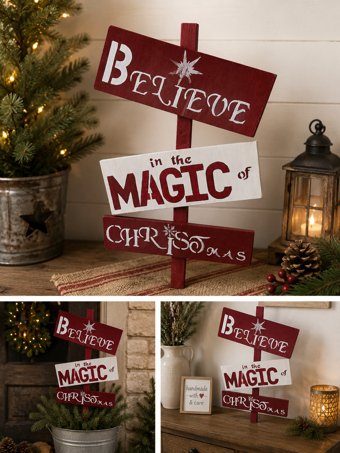 Believe in the Magic of Christmas Sign