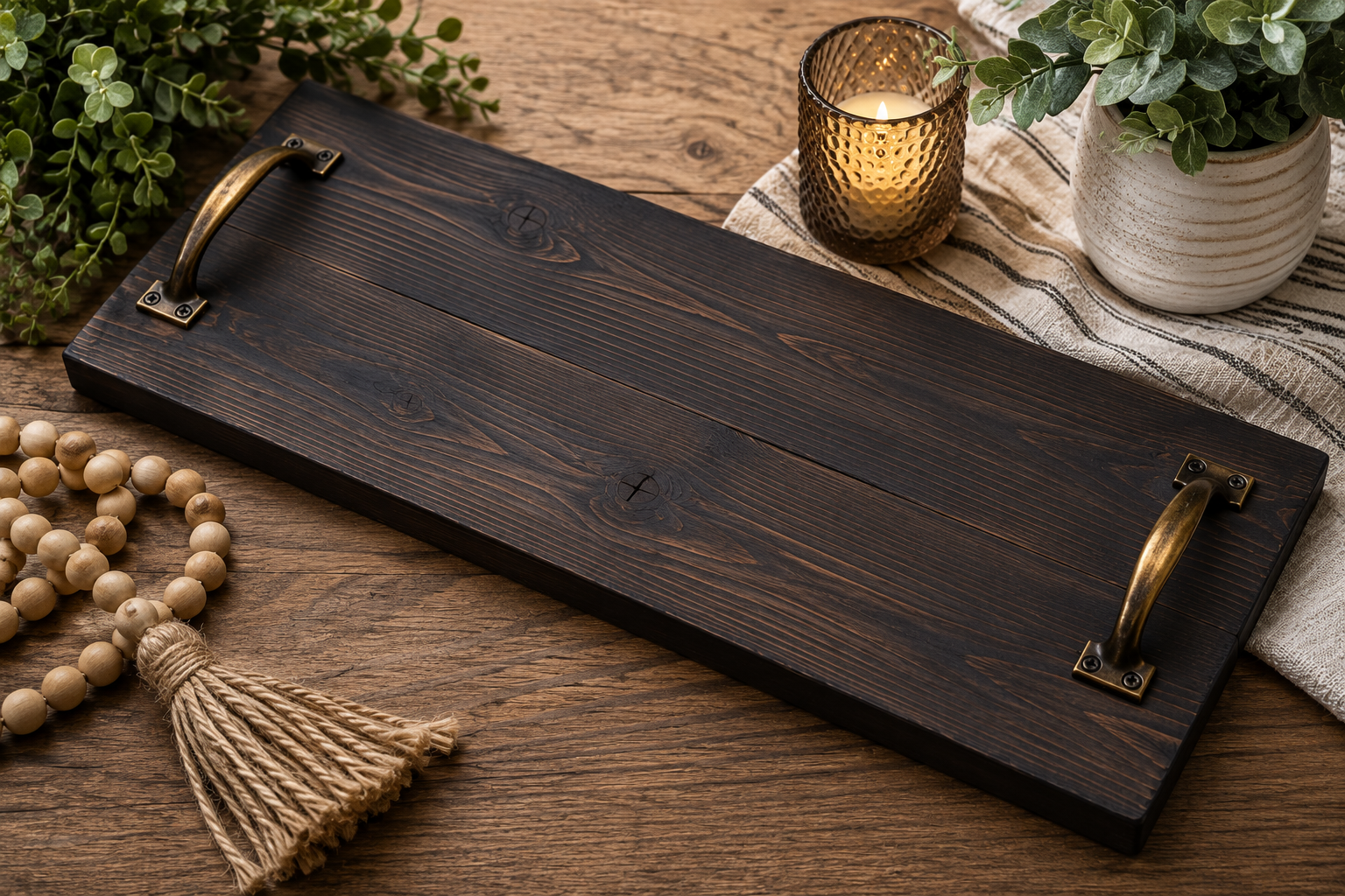 Rustic Heritage Serving Tray