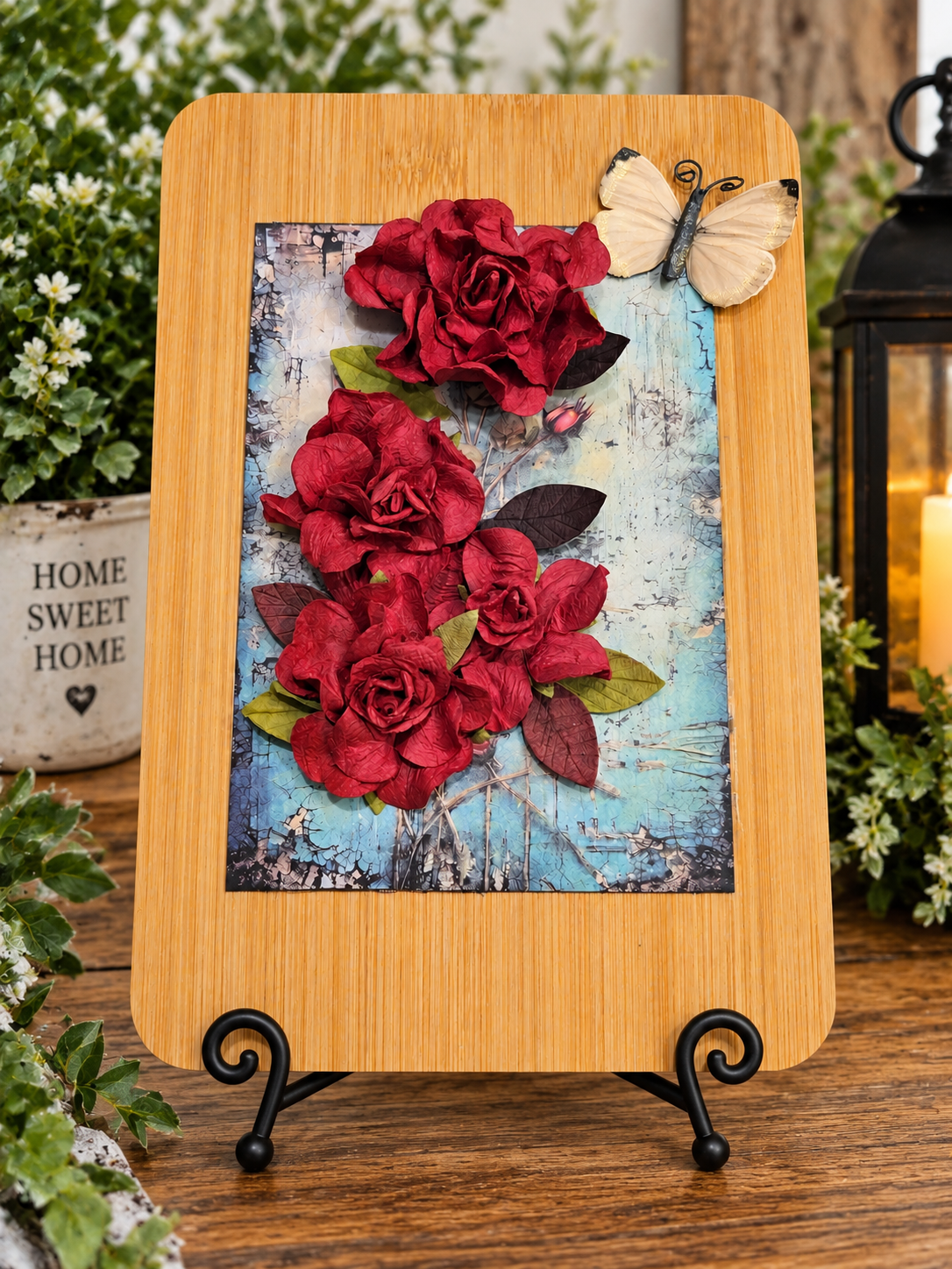 Rose & Butterfly