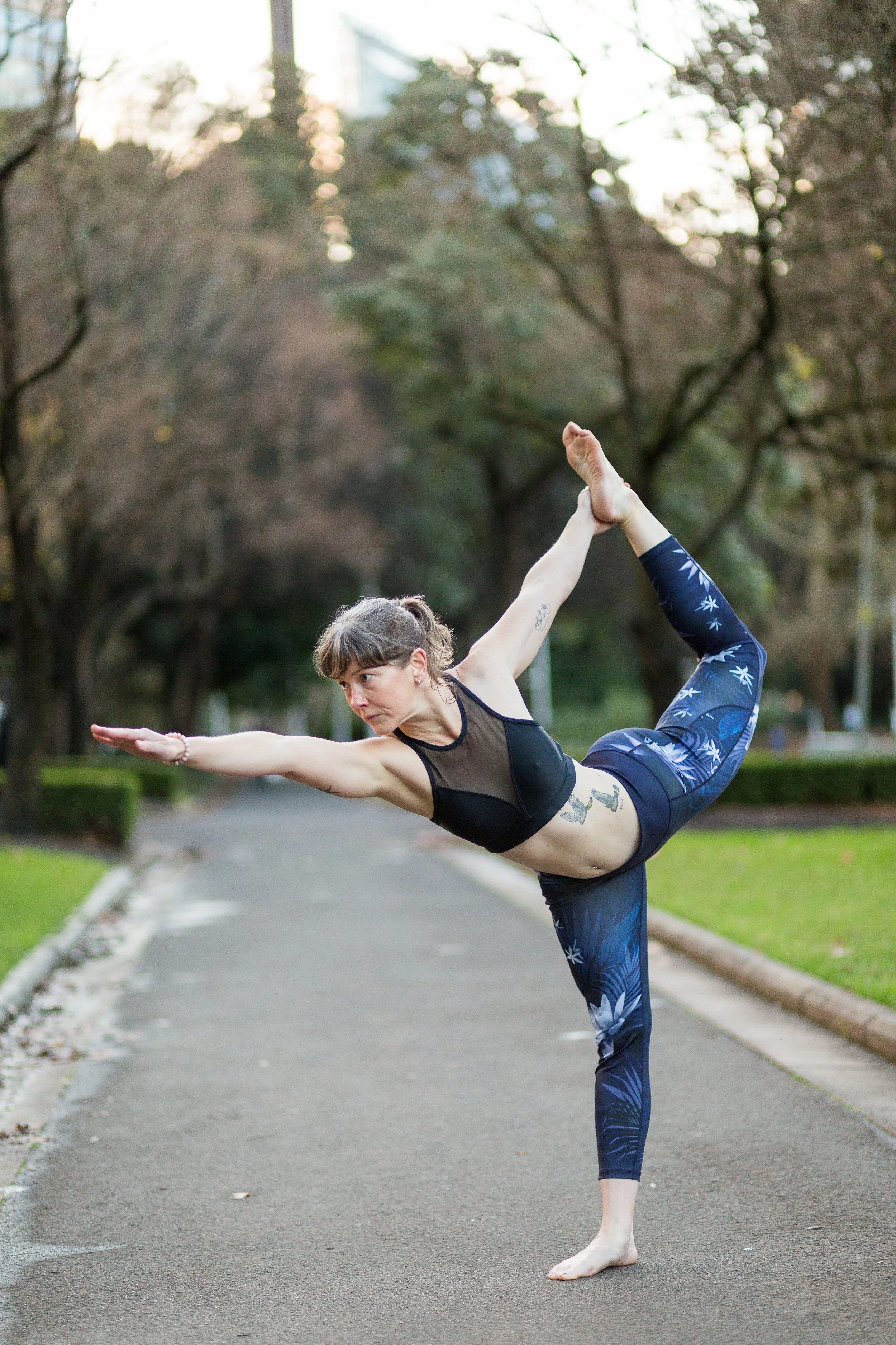Students practising the Bikram Yoga series