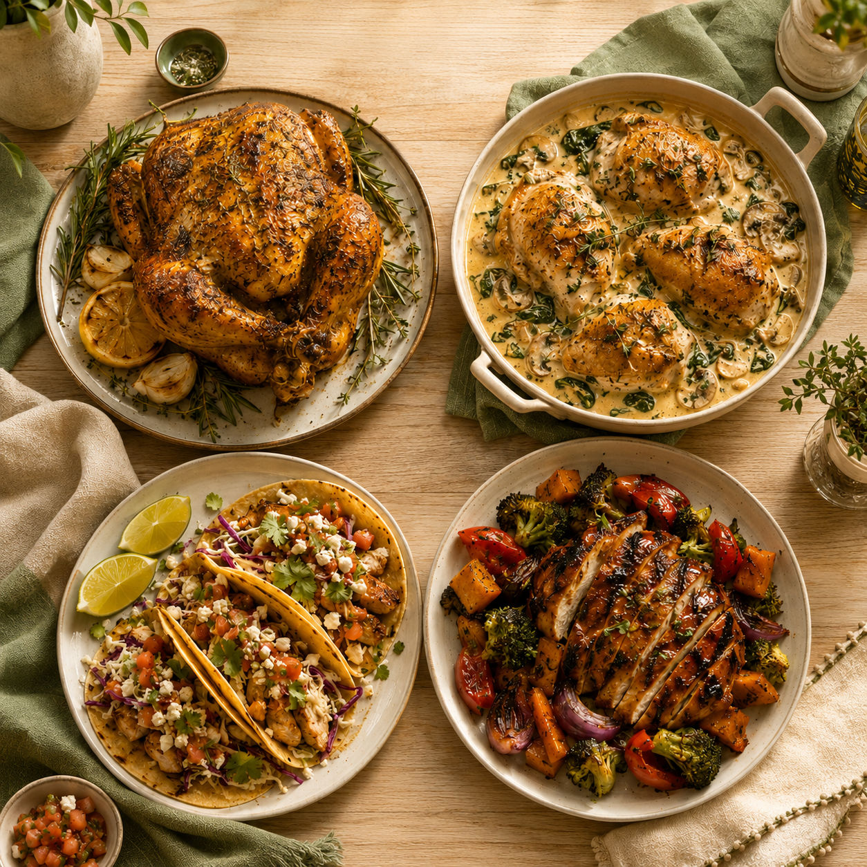 One Chicken, Four Ways | October 1