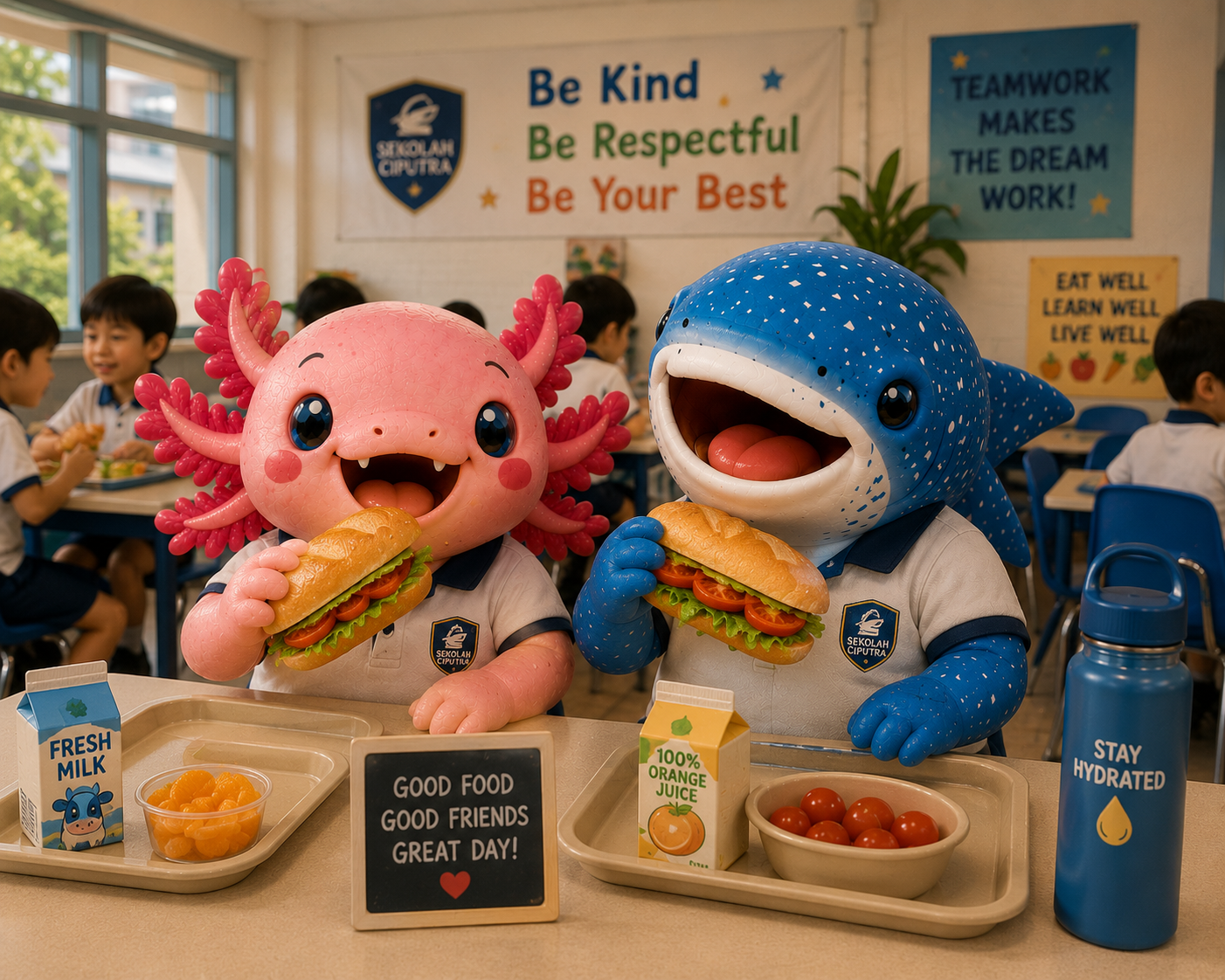 Eating Lunch at School