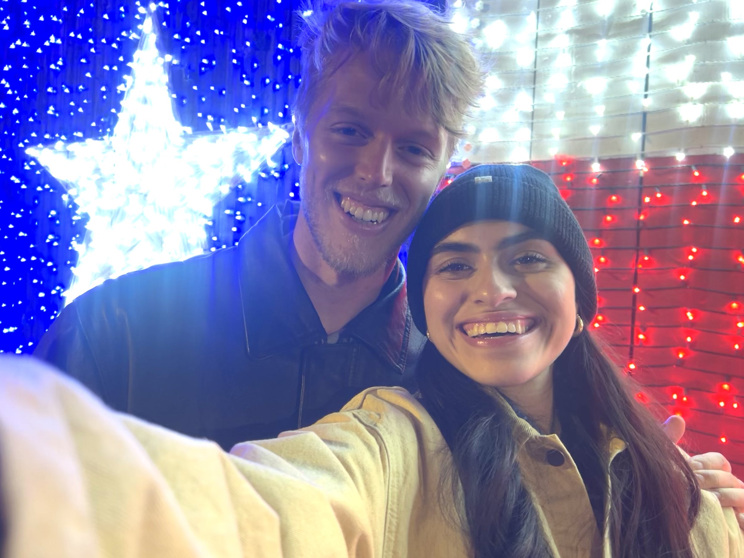 Last year at Santa's Wonderland! This night holds so many good memories. We had an absolute blast wandering around together!