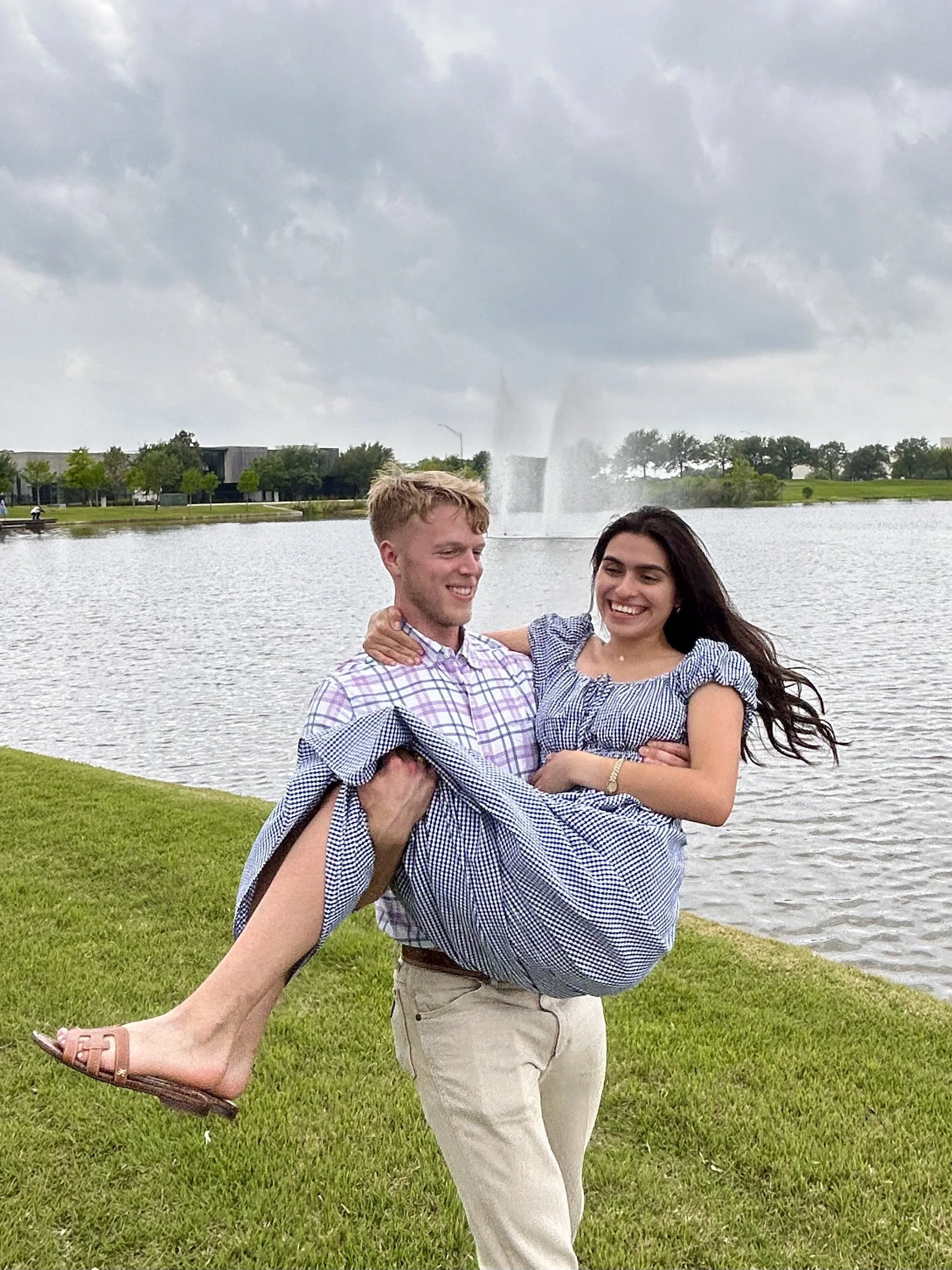 A moment from the day we got engaged! So much giddiness!